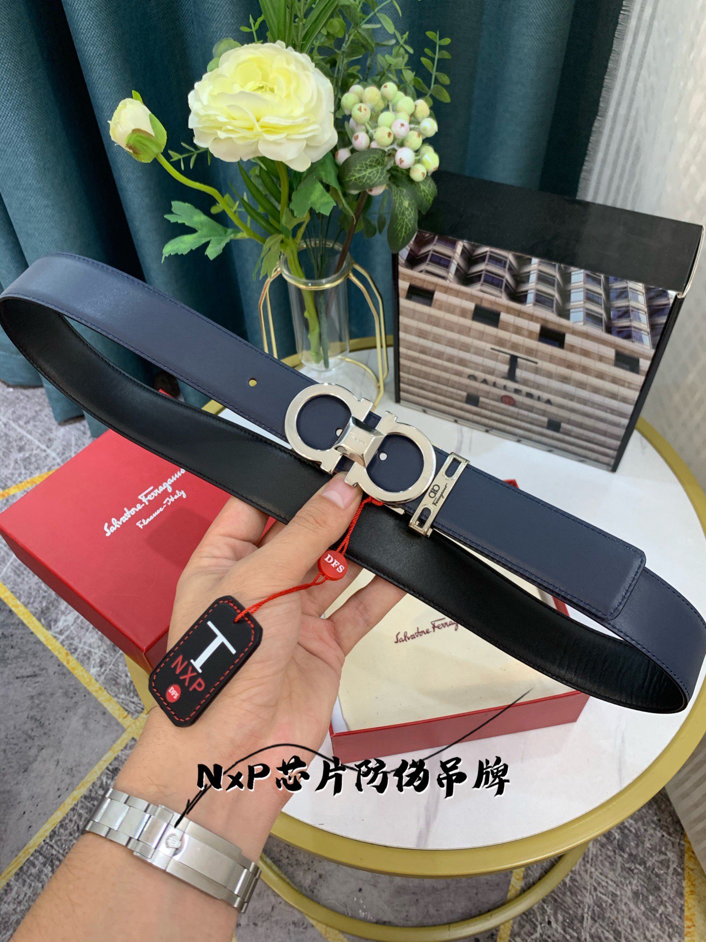 Streetwear Belt Ferragamo 319153 size:3.5cm - vstockx