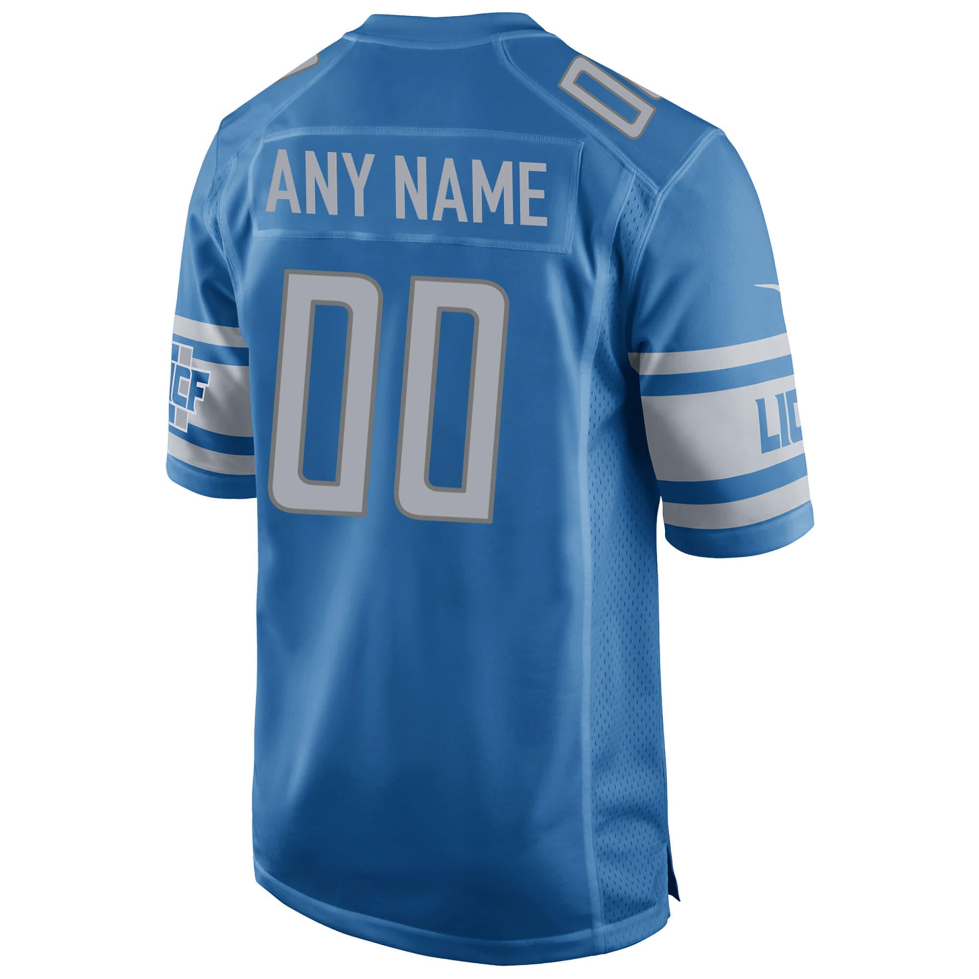 Detroit Lions Nike Youth Custom Team Color Game Jersey - Blue - vstockx