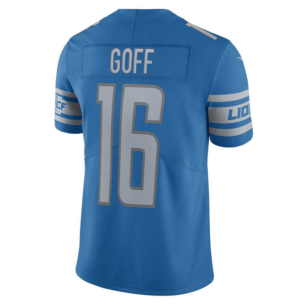 Youth Detroit Lions Jared Goff Vapor Jersey - Blue - vstockx