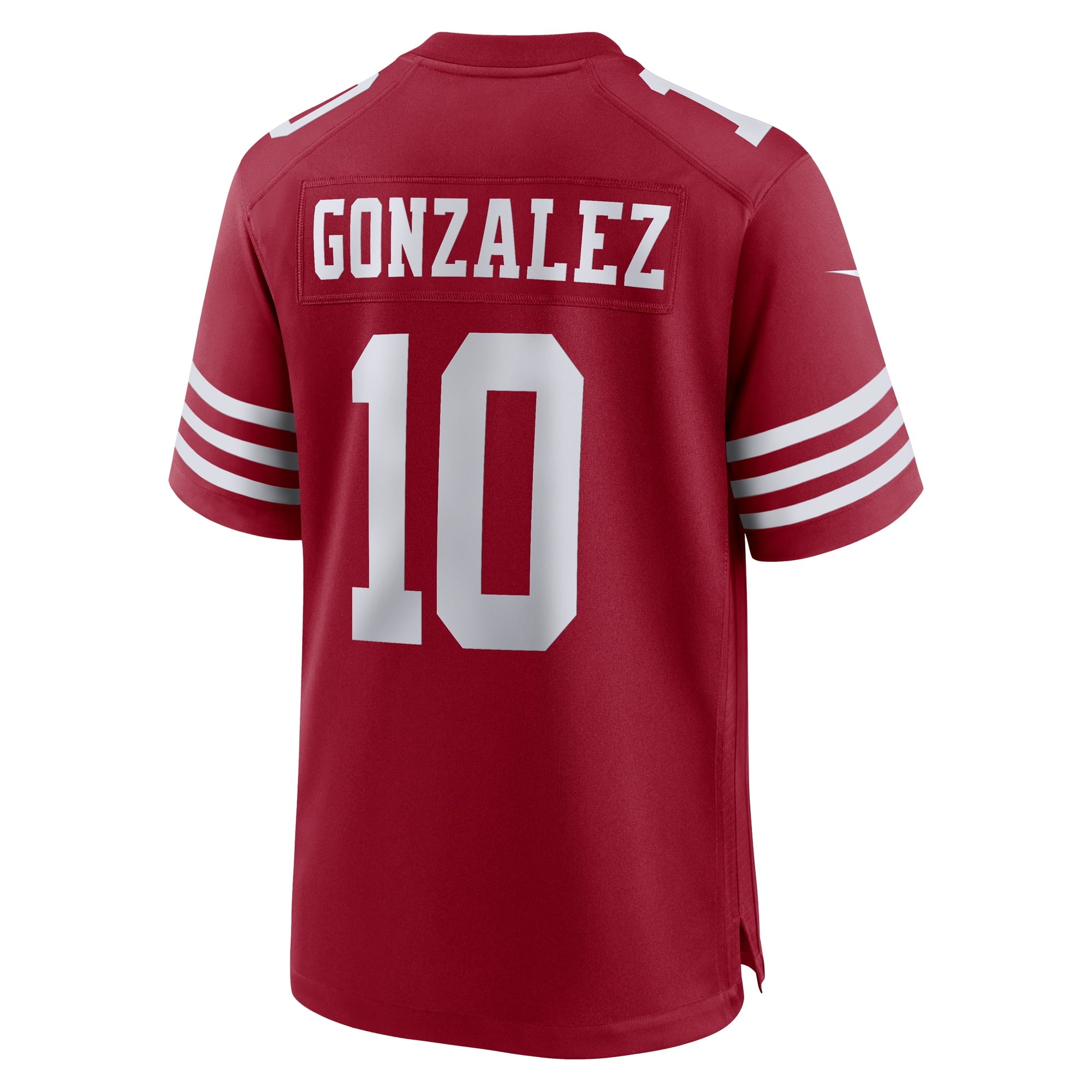 Men's Nike Zane Gonzalez Scarlet San Francisco 49ers Game Jersey - vstockx