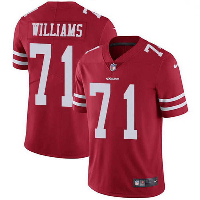 Youth San Francisco 49ers Trent Williams Vapor Jersey - Scarlet - vstockx