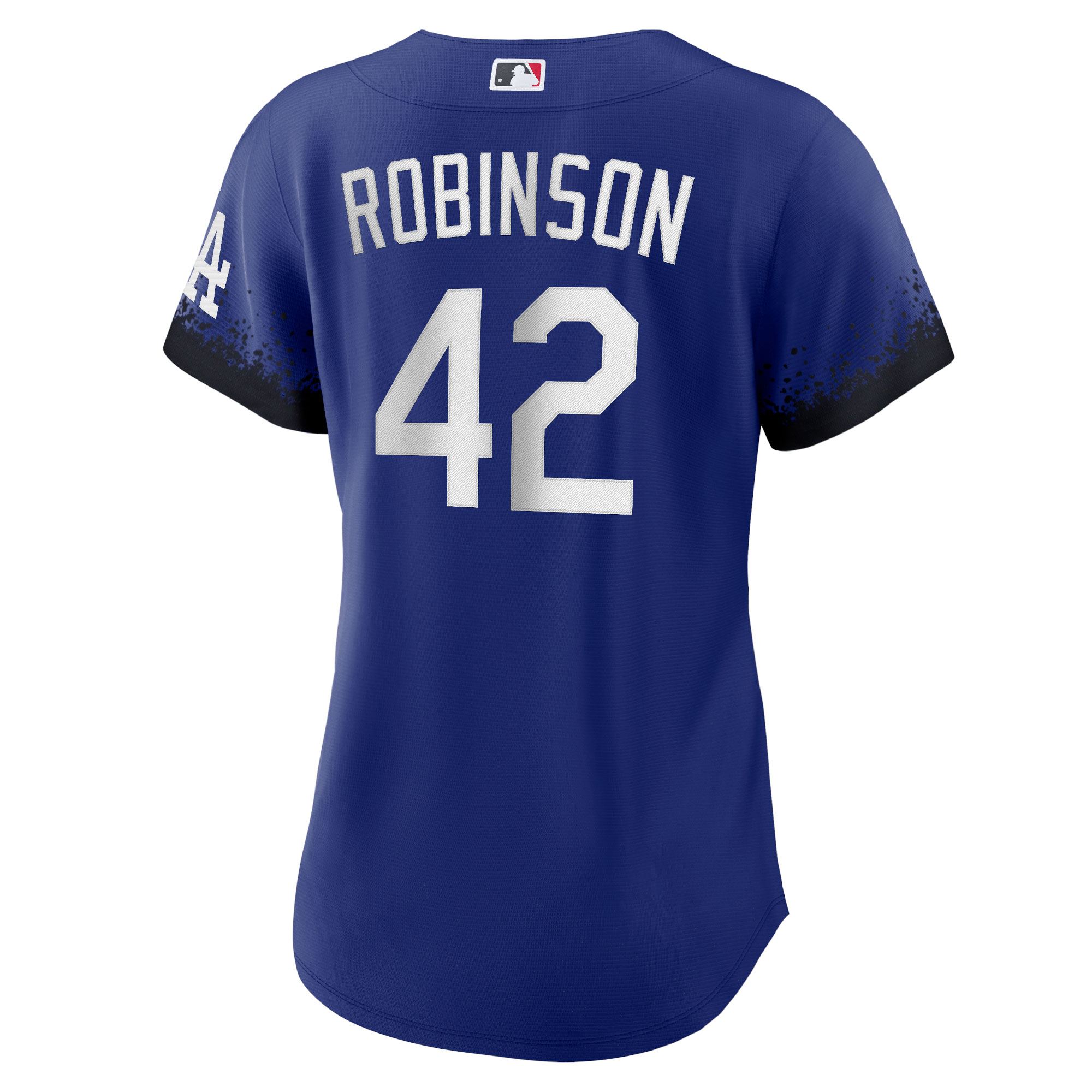 Jackie Robinson Los Angeles Dodgers Nike Women's City Connect Replica Player Jersey - Royal - vstockx