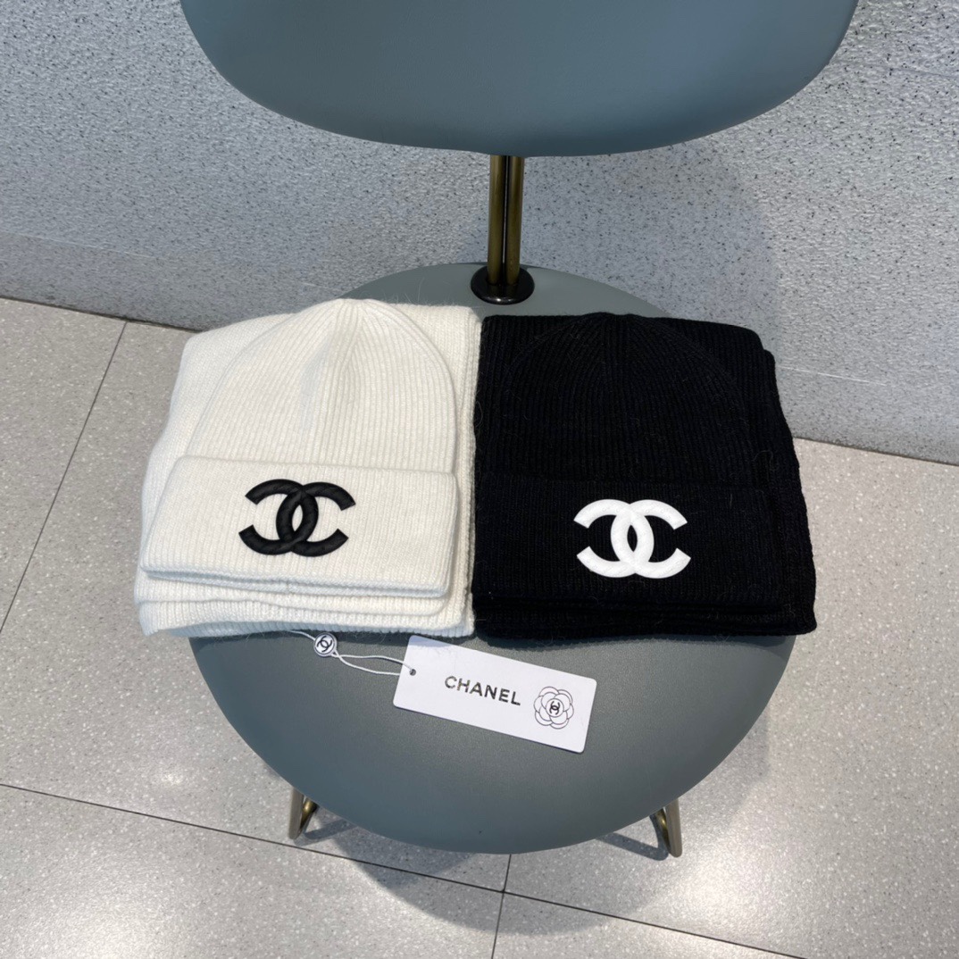 Hat & Scarf Chanel 4 - vstockx
