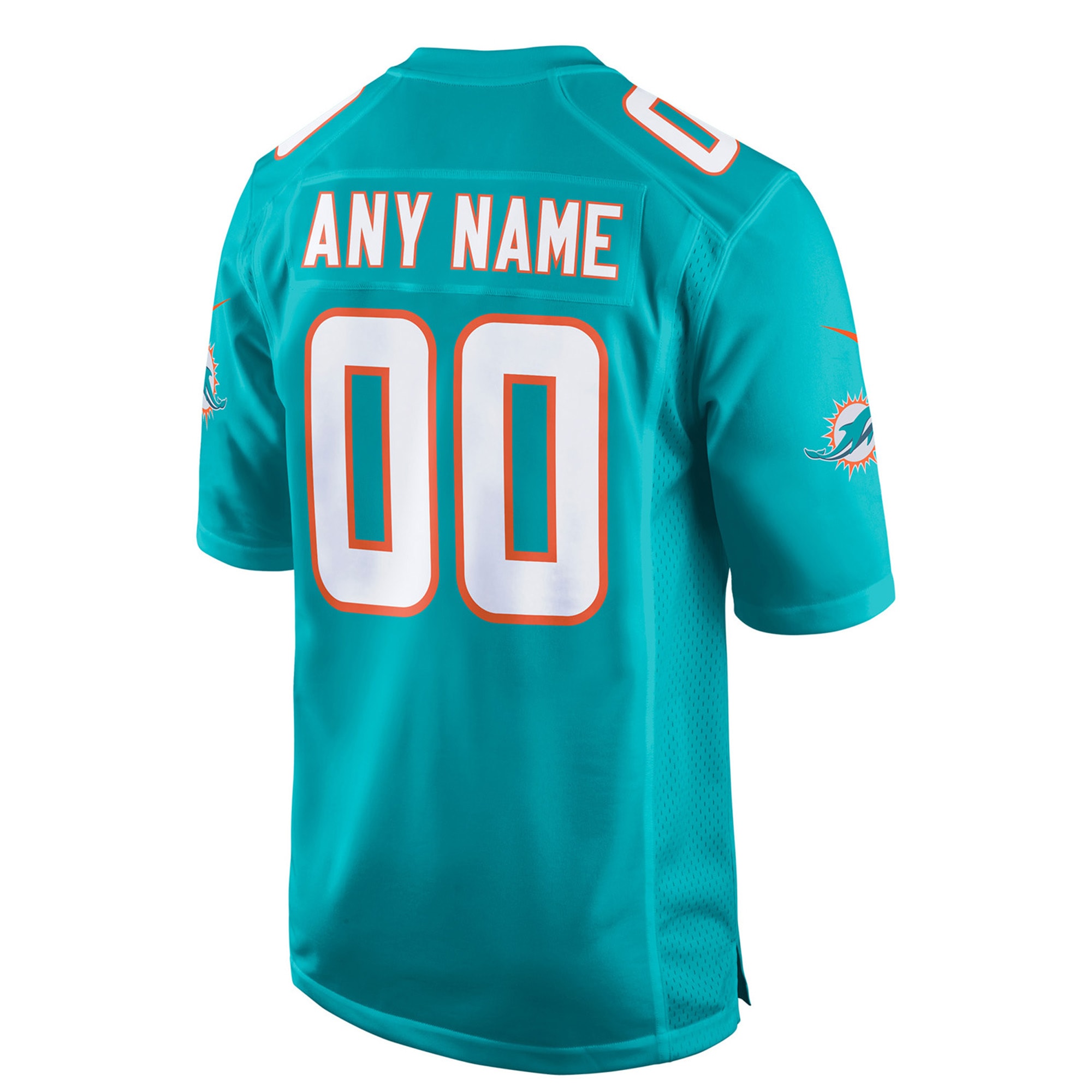 Miami Dolphins Nike Youth Custom Game Jersey - Aqua - vstockx