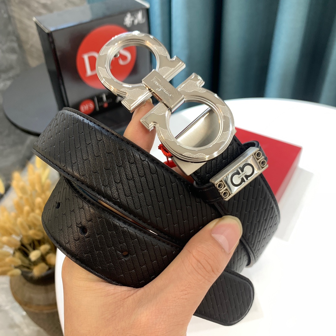 Streetwear Belt Ferragamo 319456 size:3.5cm - vstockx