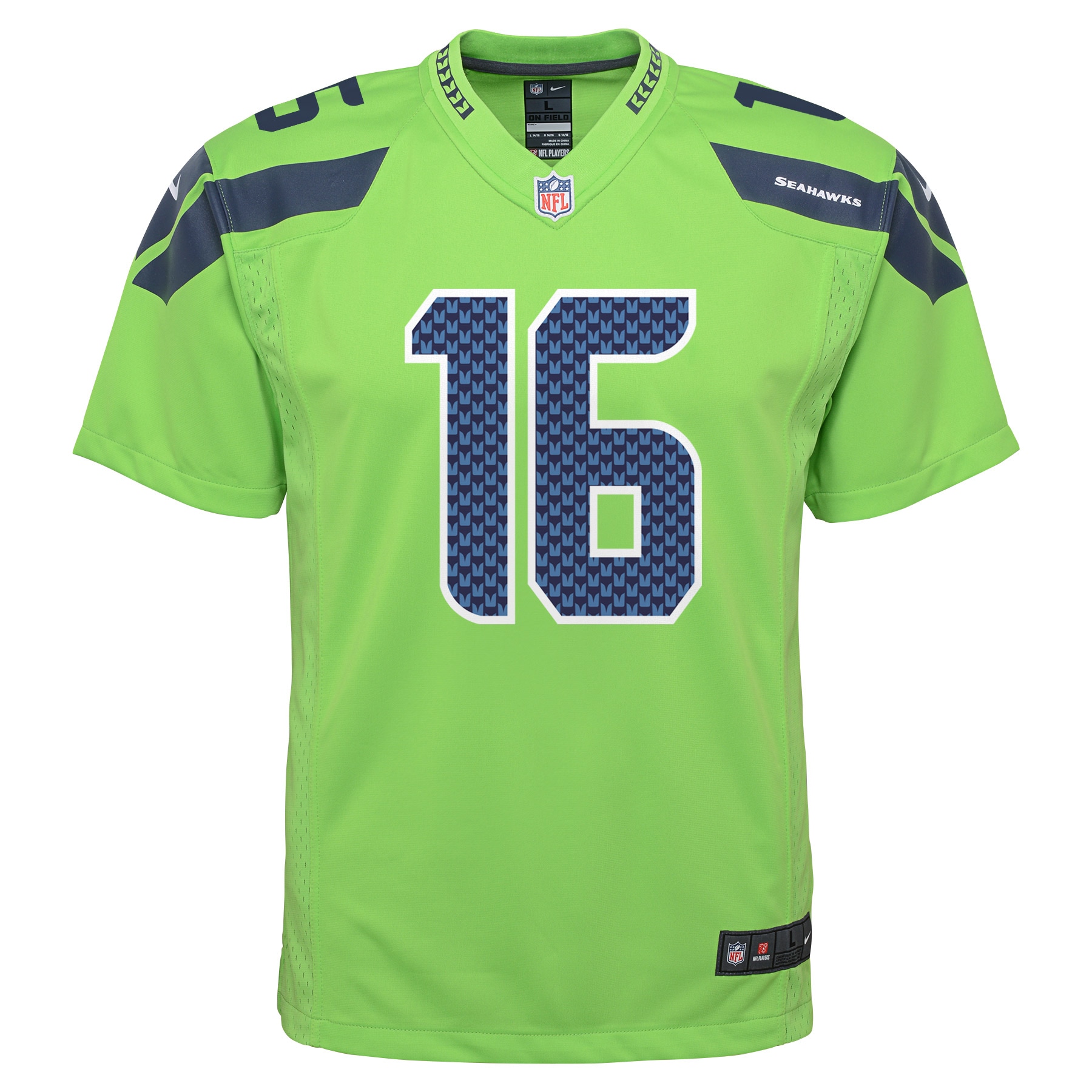 Tyler Lockett Seattle Seahawks Nike Youth Game Jersey - Neon Green - vstockx