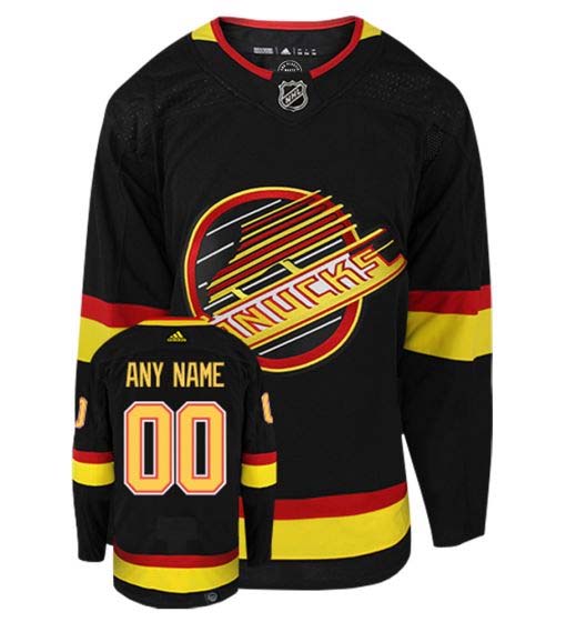 Customizable Vancouver Canucks Adidas Primegreen Authentic NHL Hockey Jersey - vstockx