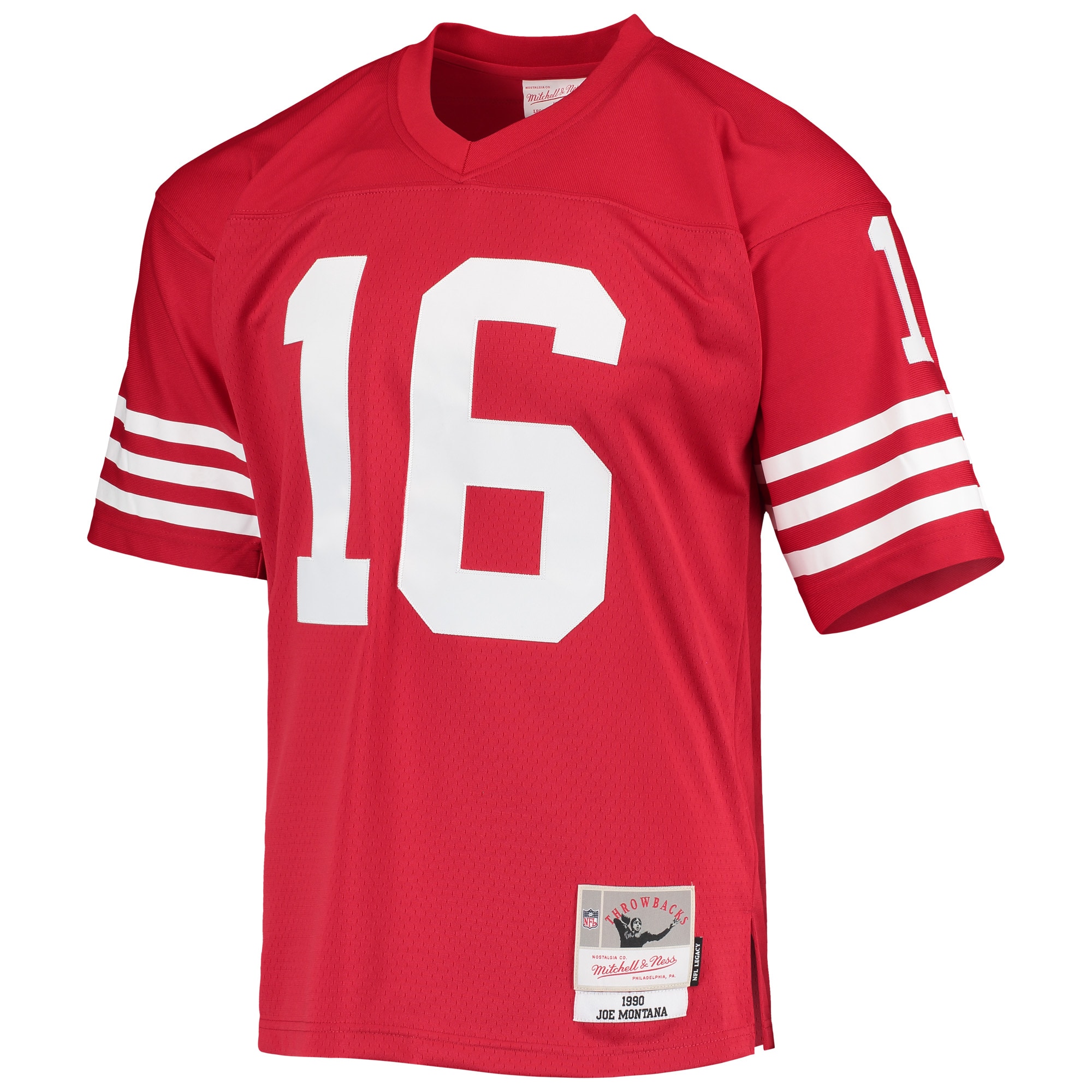 Joe Montana San Francisco 49ers Mitchell & Ness Legacy Replica Jersey - Scarlet - vstockx
