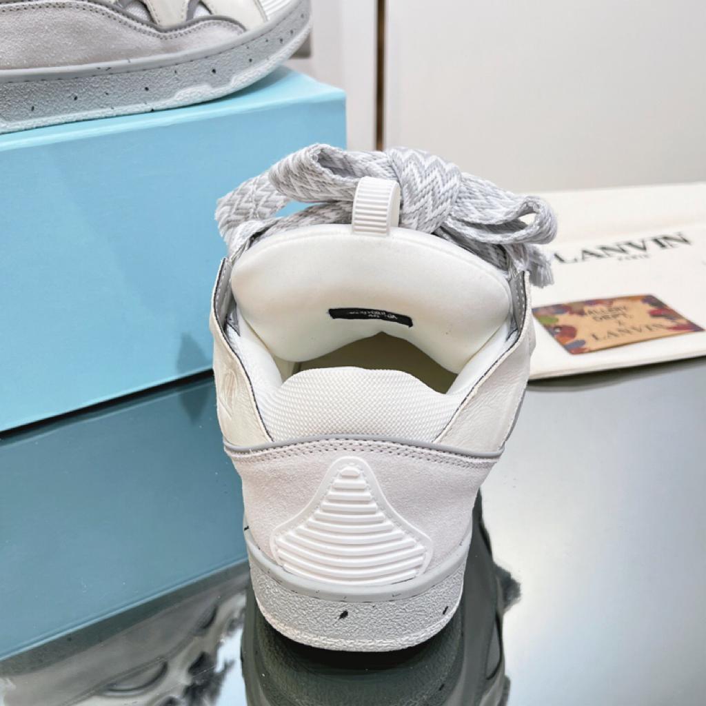 LANVIN Curb leather GREY LIGHT - vstockx