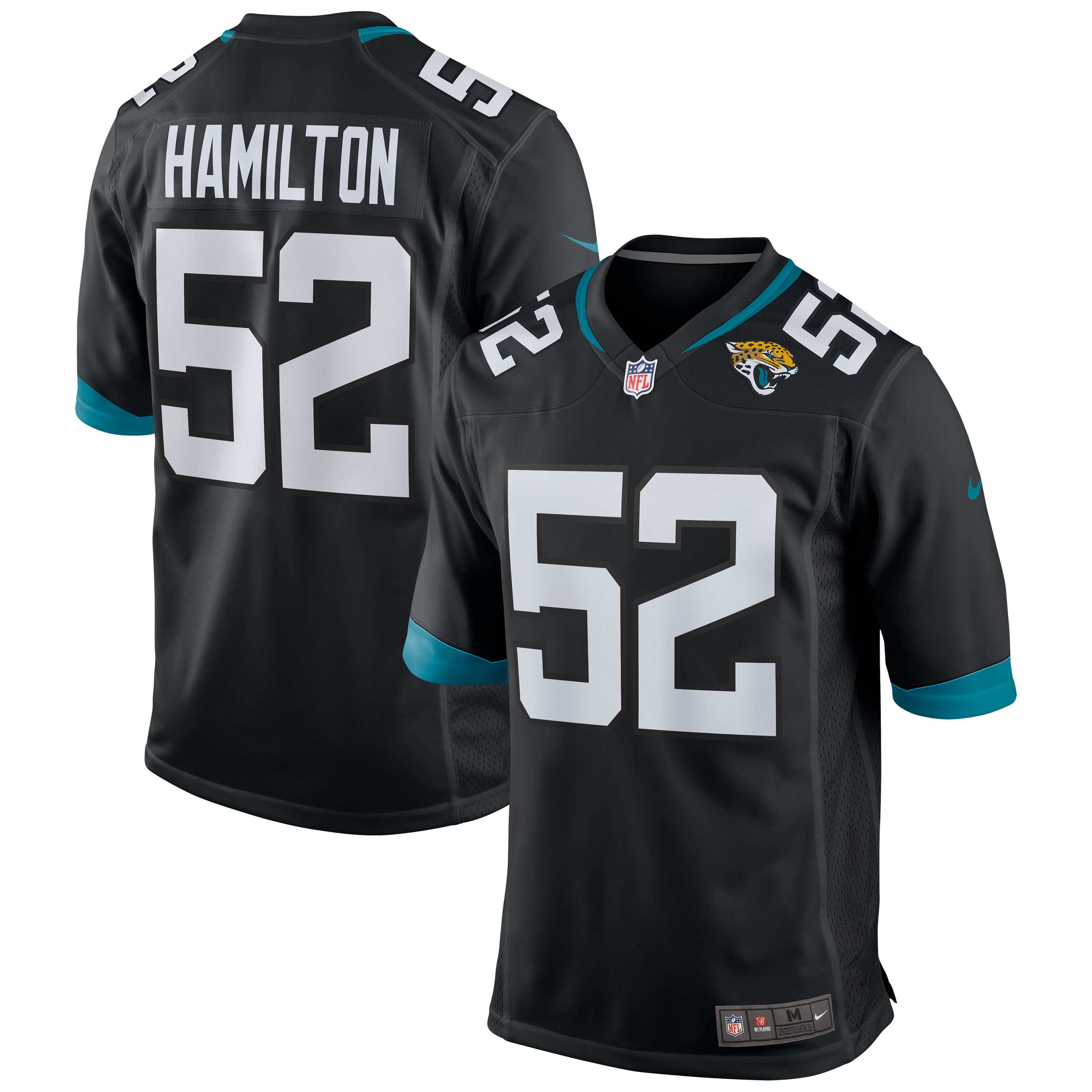 DaVon Hamilton Jacksonville Jaguars Nike Game Jersey - Black - vstockx