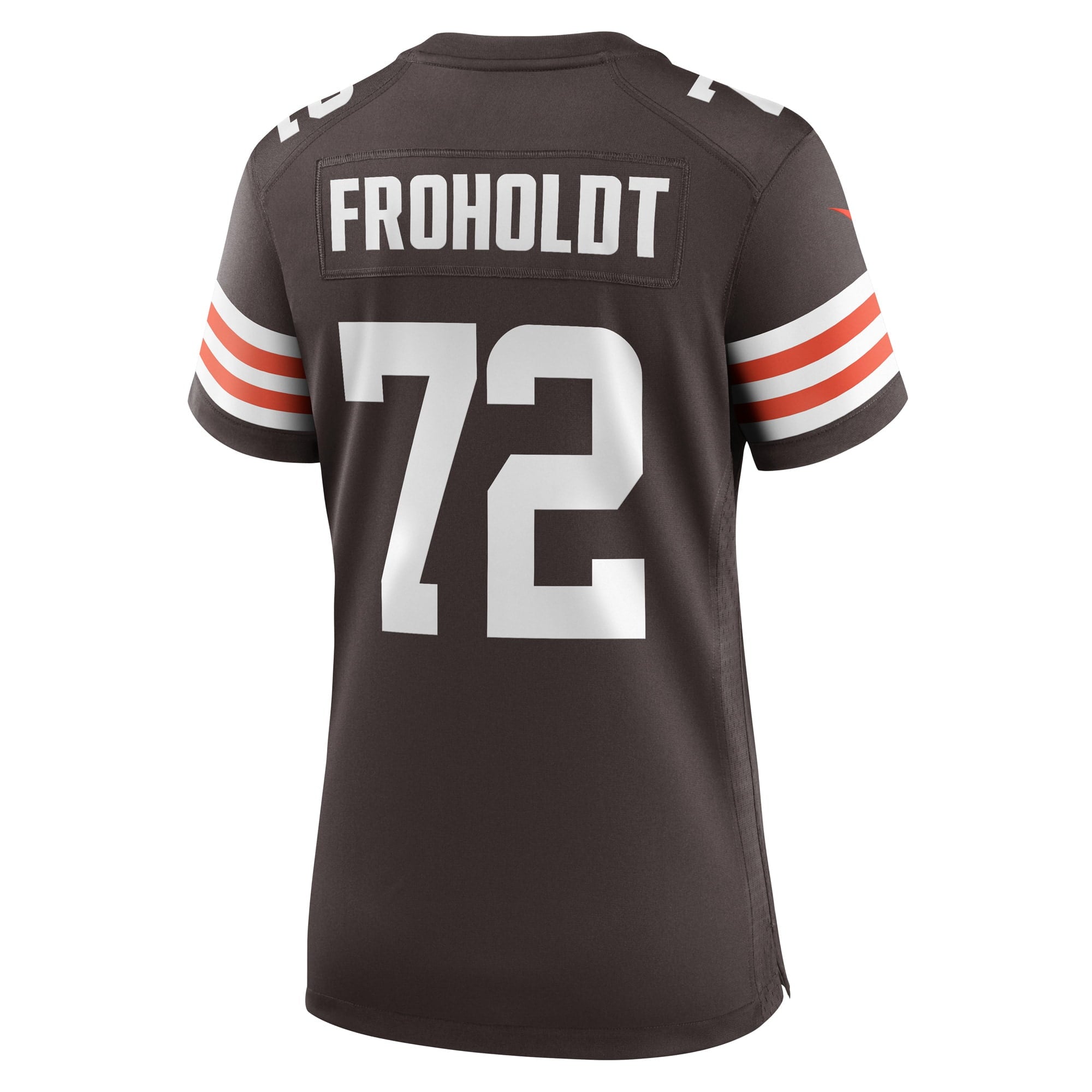 Women's Nike Hjalte Froholdt Brown Cleveland Browns Game Player Jersey - vstockx
