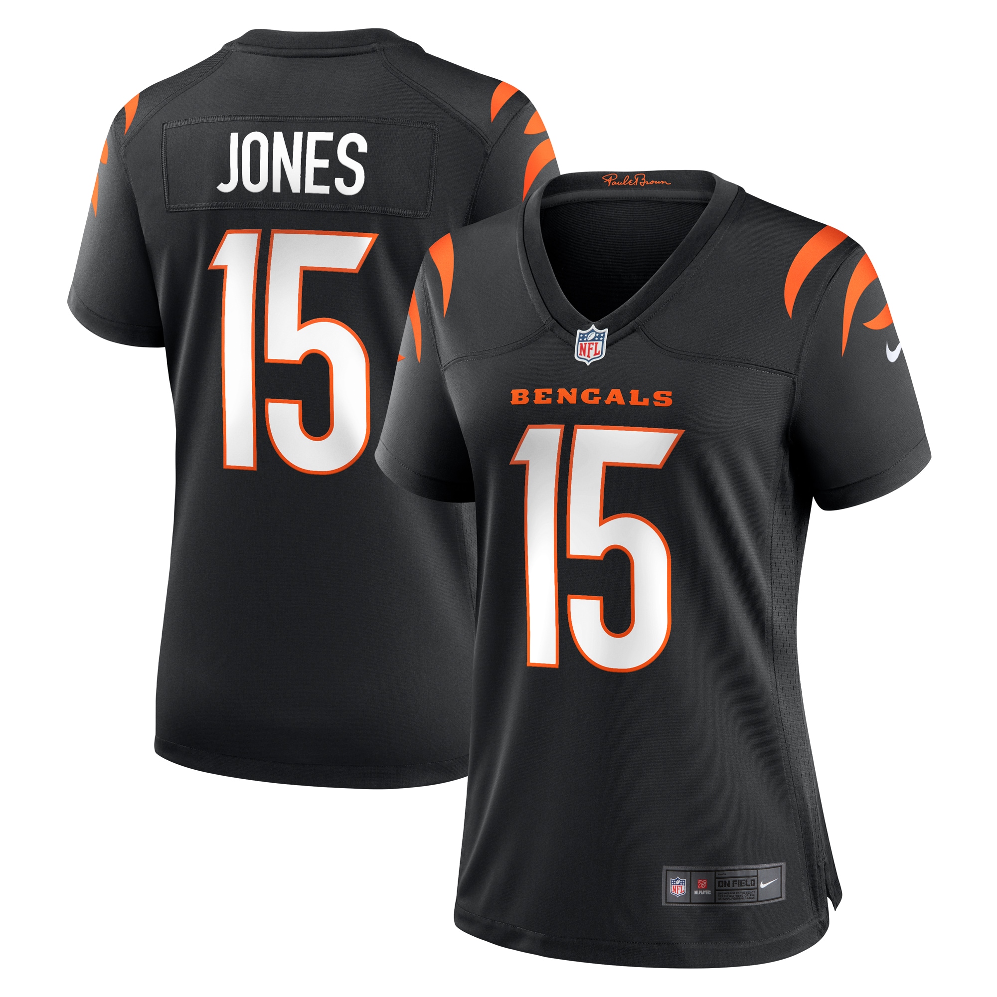 Charlie Jones Cincinnati Bengals Nike Women's Team Game Jersey - Black - vstockx