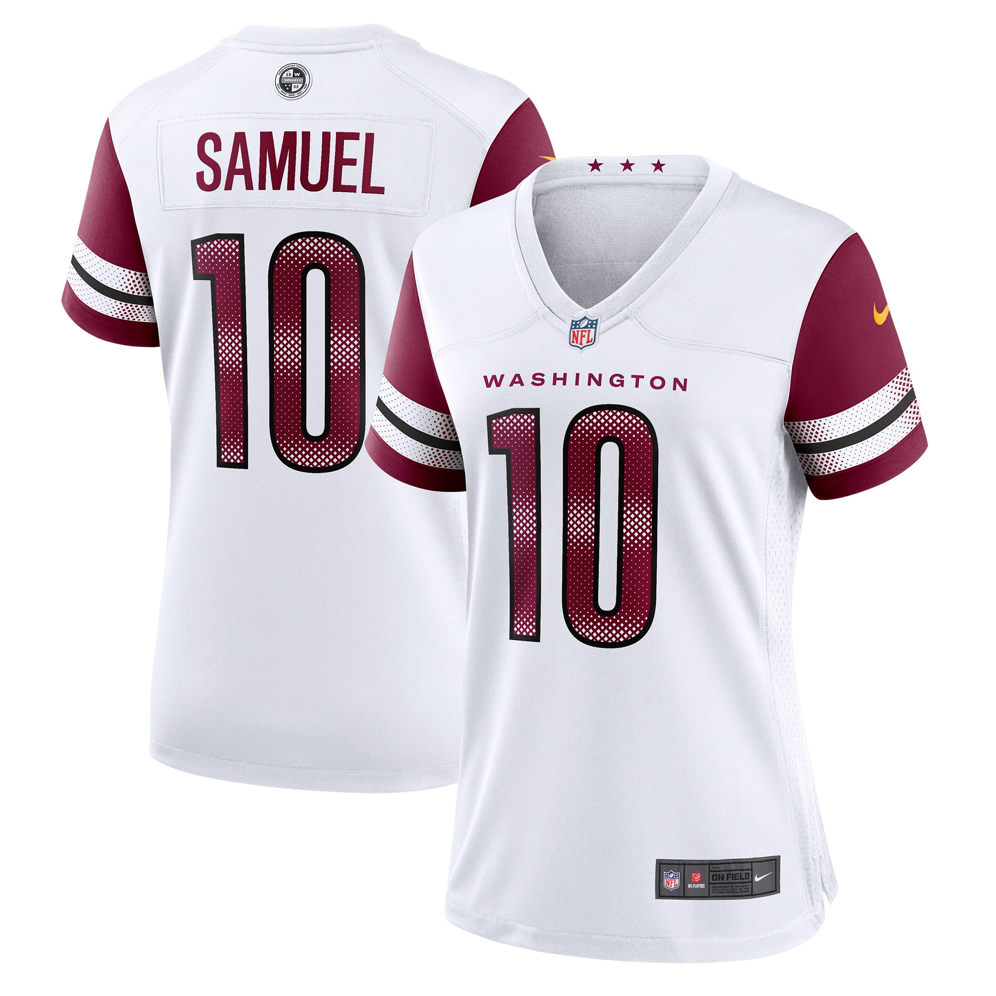 Curtis Samuel Washington Commanders Nike Women's Away Game Player Jersey - White - vstockx