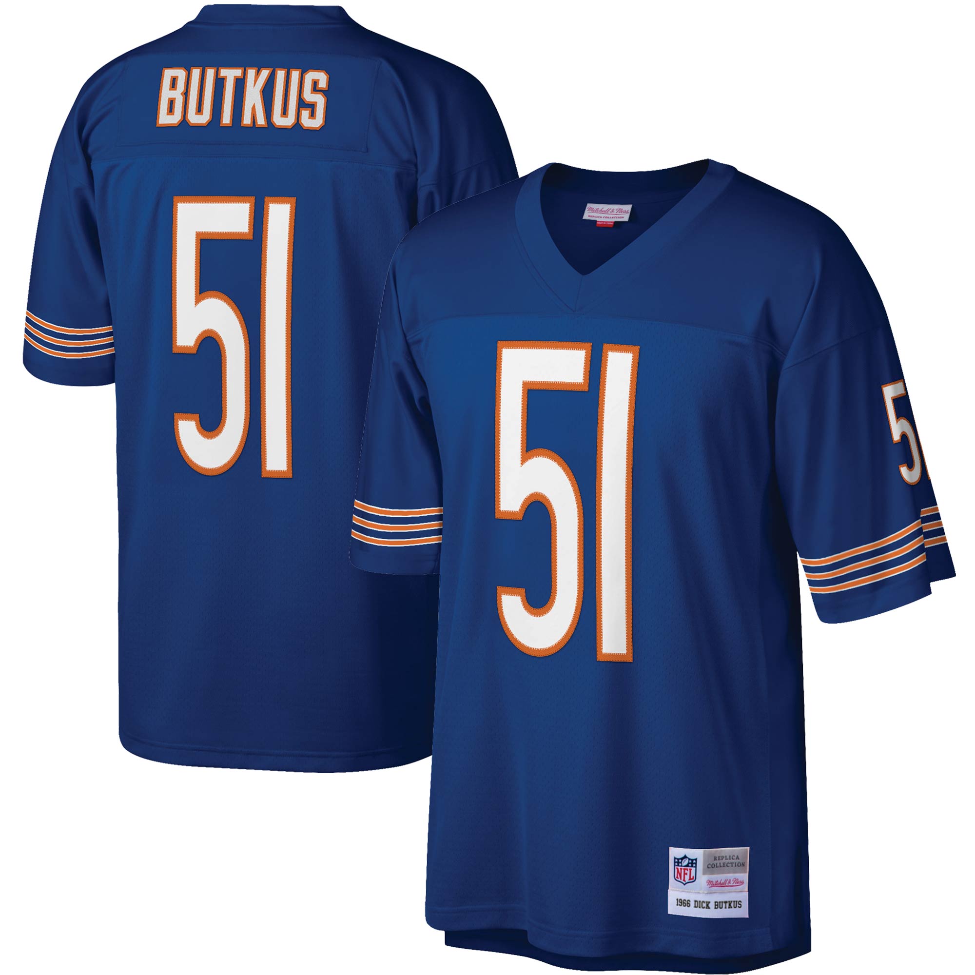 Dick Butkus Chicago Bears Mitchell & Ness Legacy Replica Jersey - Navy - vstockx