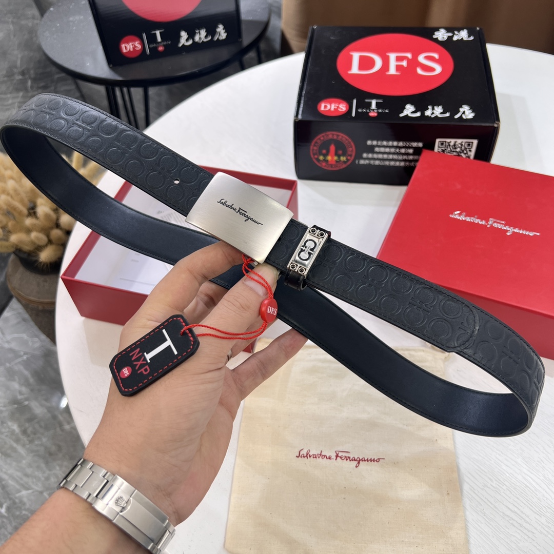 Streetwear Belt Ferragamo 320321 size:3.5cm - vstockx