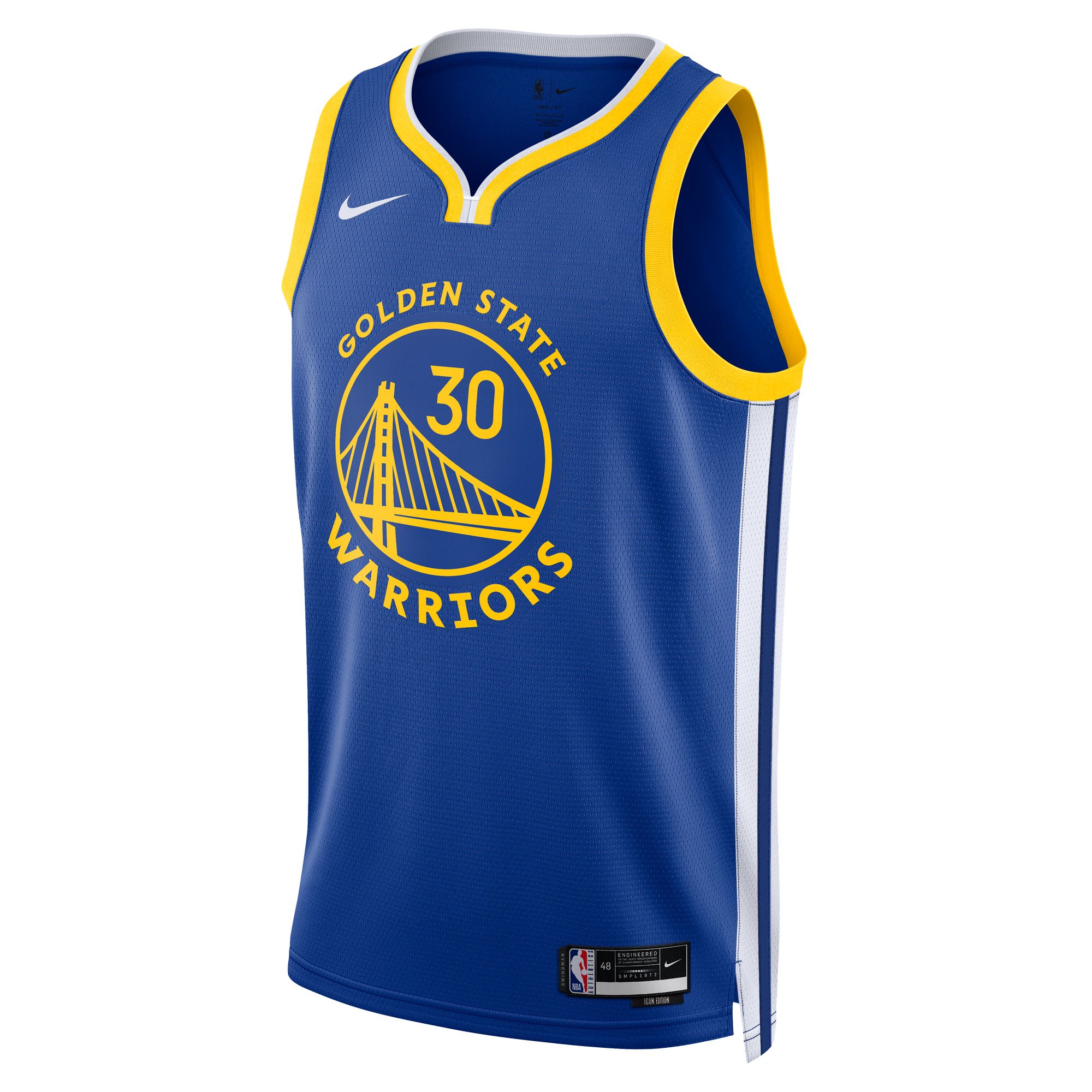 Stephen Curry Golden State Warriors Nike Unisex Swingman Jersey - Association Edition - Royal - vstockx