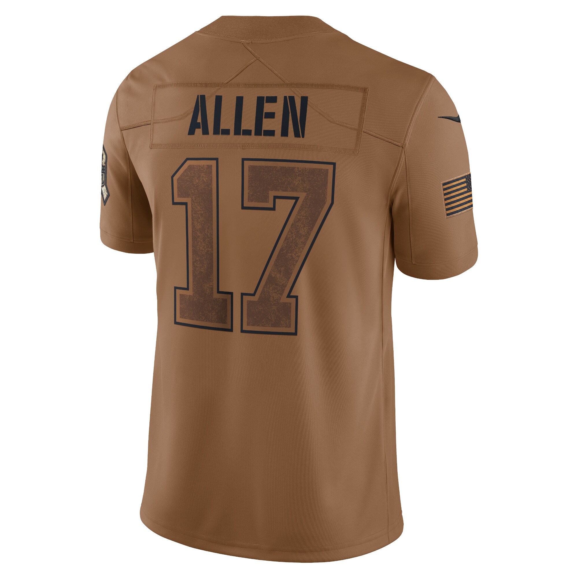 Josh Allen Buffalo Bills Nike 2023 Salute To Service Limited Jersey - Brown - vstockx