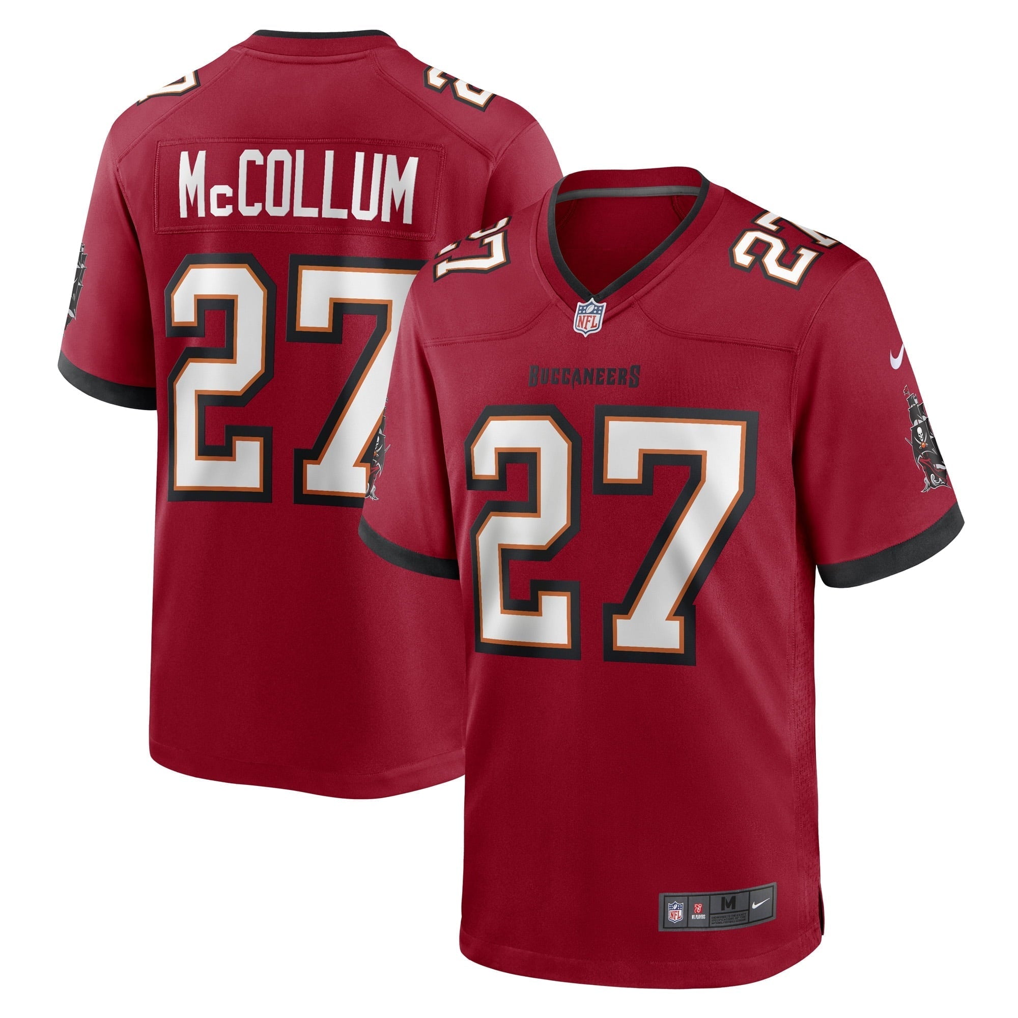 Men's Nike Zyon McCollum Red Tampa Bay Buccaneers Game Player Jersey - vstockx