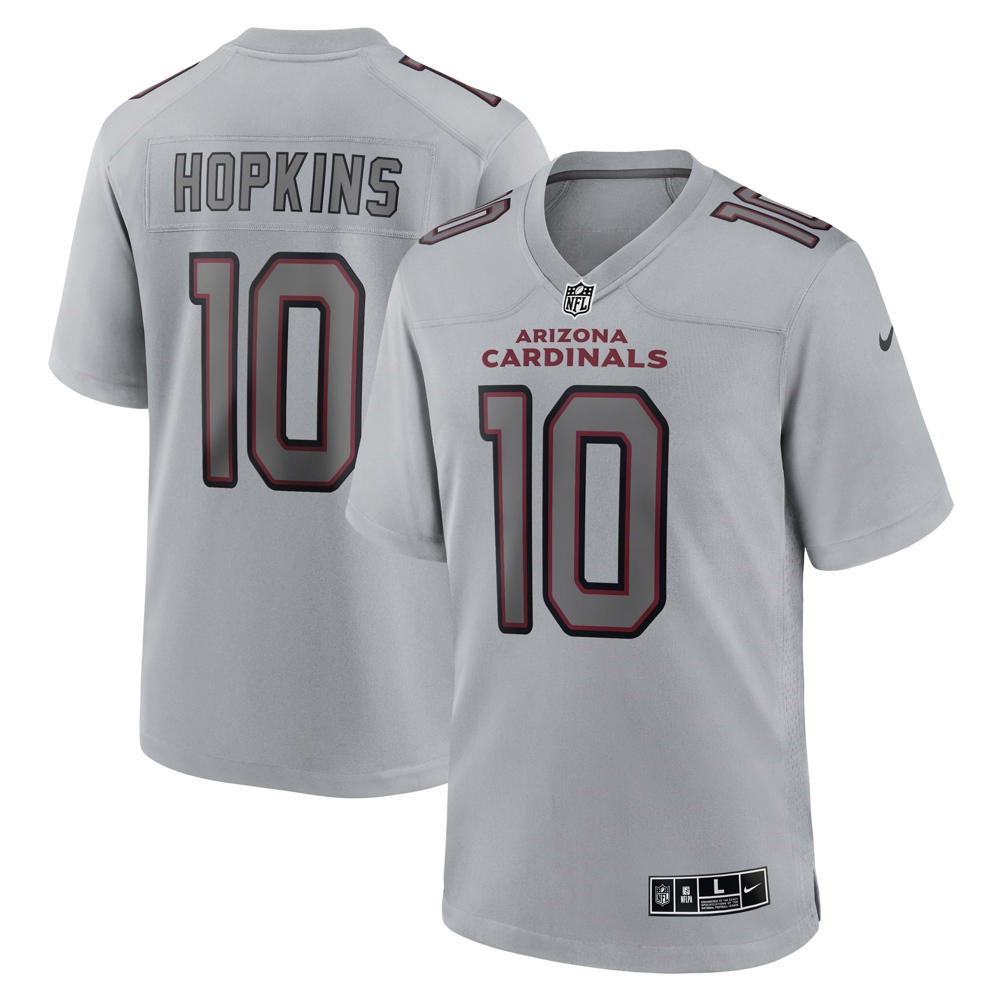 Men's Nike DeAndre Hopkins Gray Arizona Cardinals Atmosphere Fashion Game Jersey - vstockx
