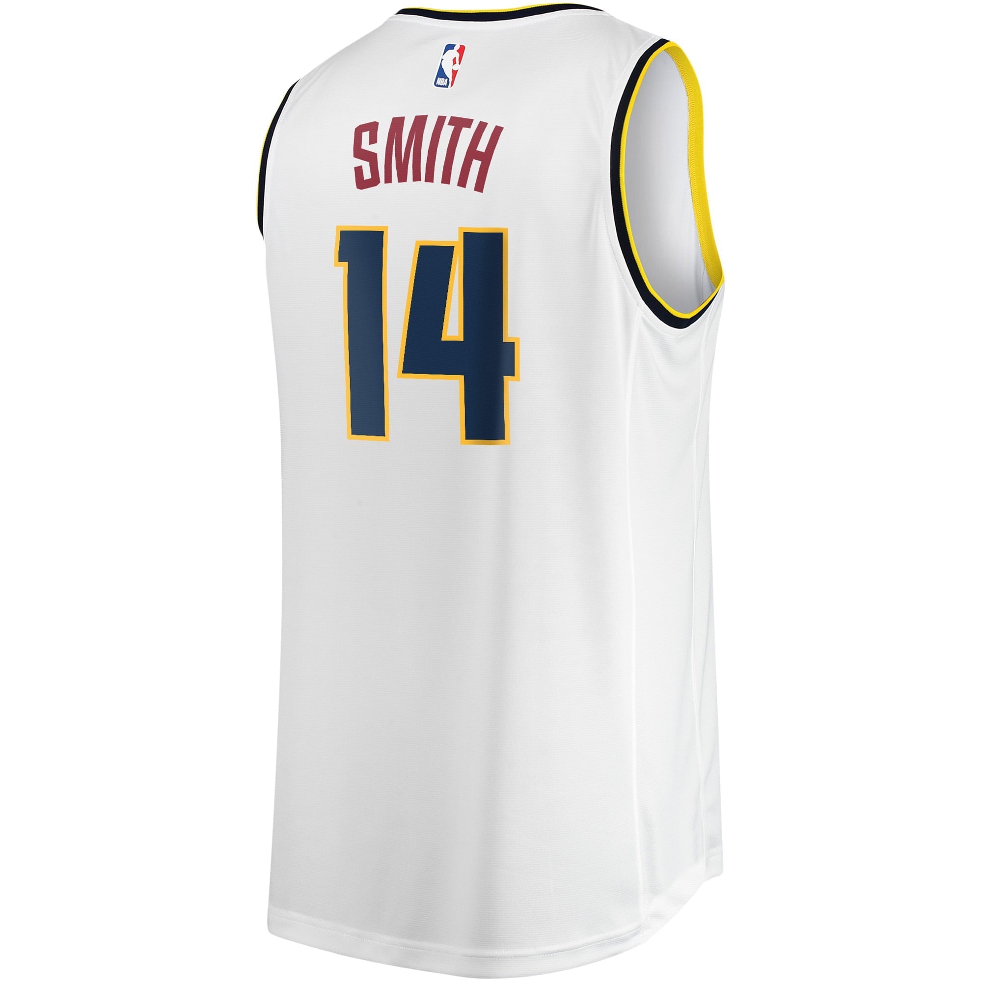 Youth Fanatics Branded Ish Smith White Denver Nuggets Fast Break Player Jersey - Association Edition - vstockx