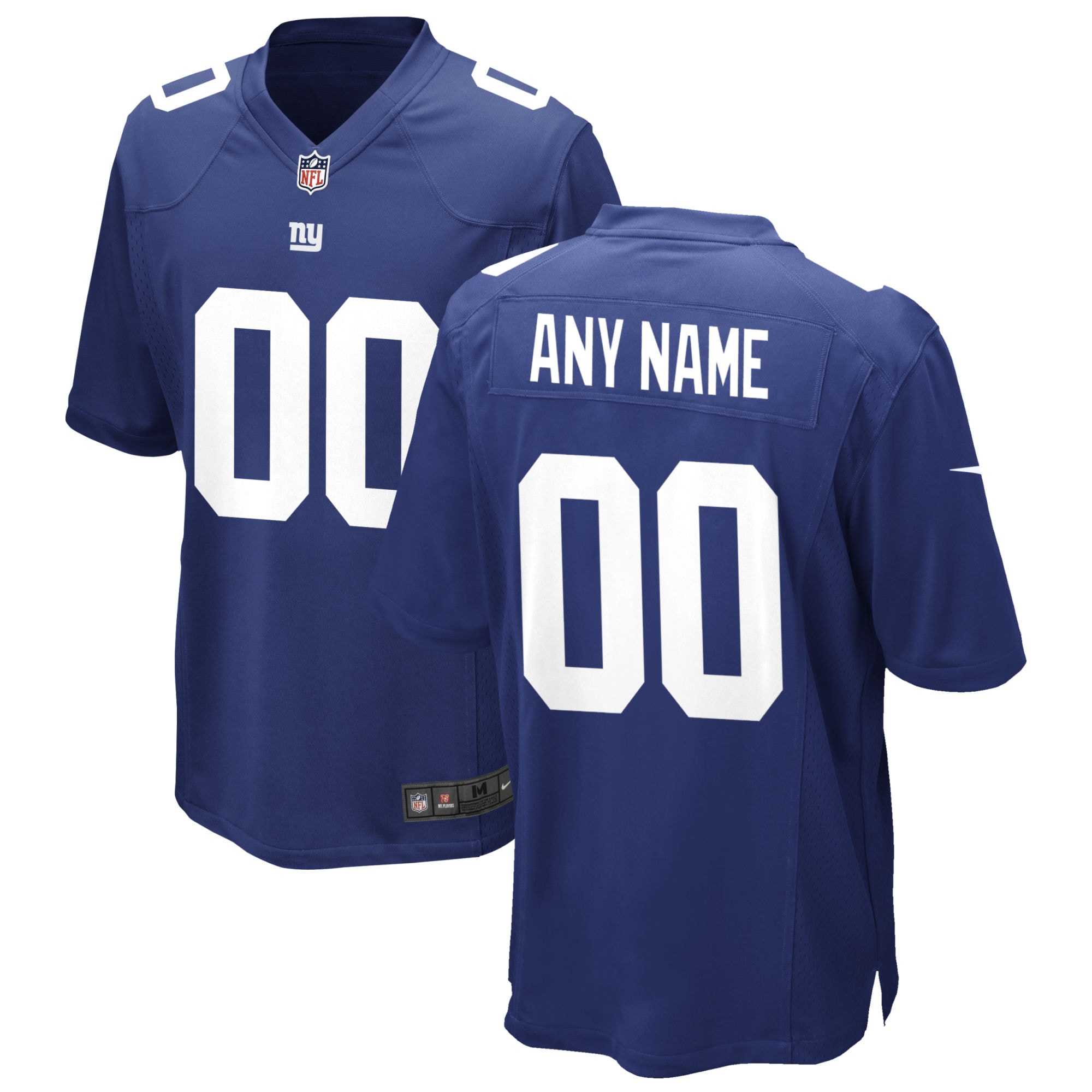New York Giants Nike Custom Game Jersey - Royal - vstockx