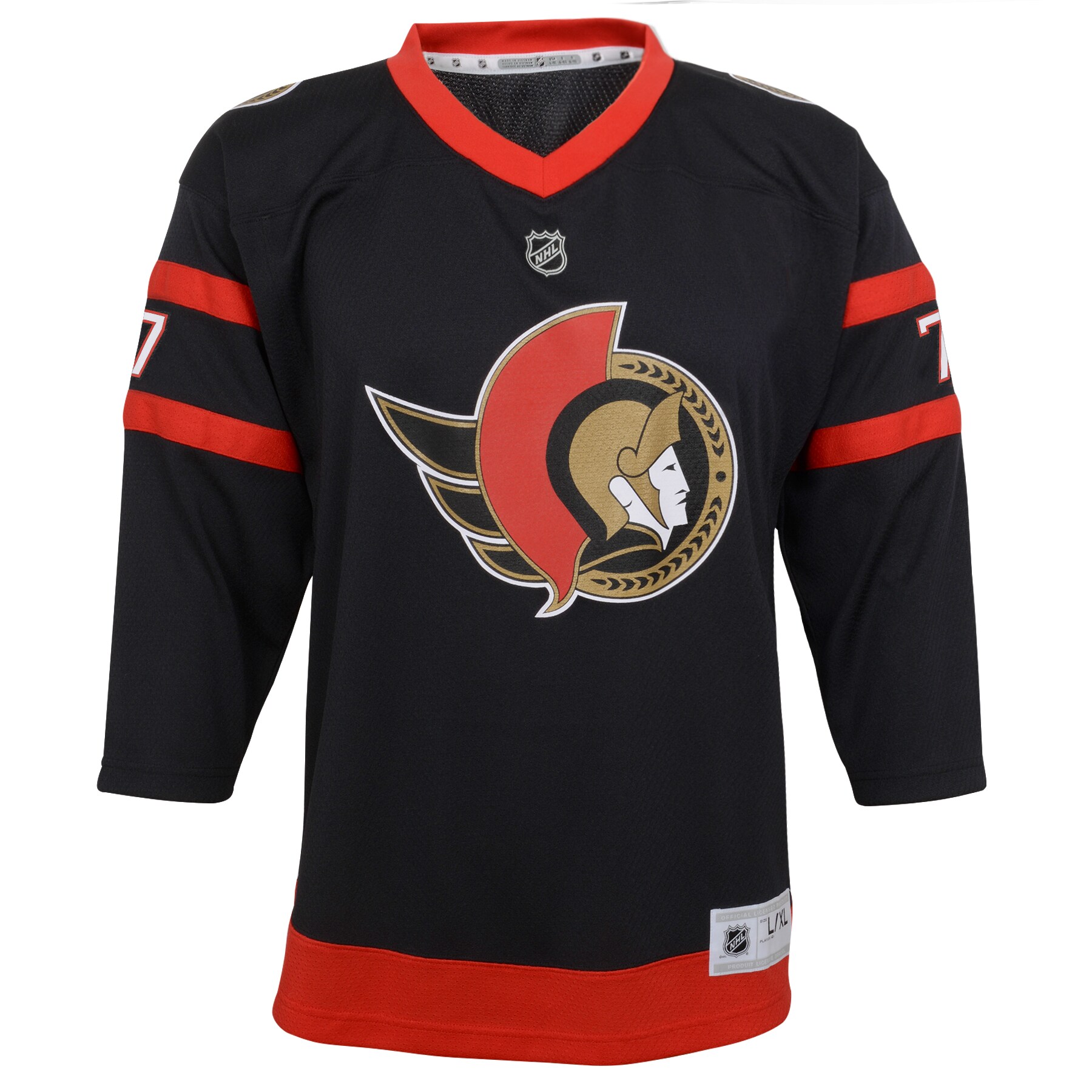 Brady Tkachuk Ottawa Senators Youth 2020/21 Home Replica Player Jersey - Black - vstockx