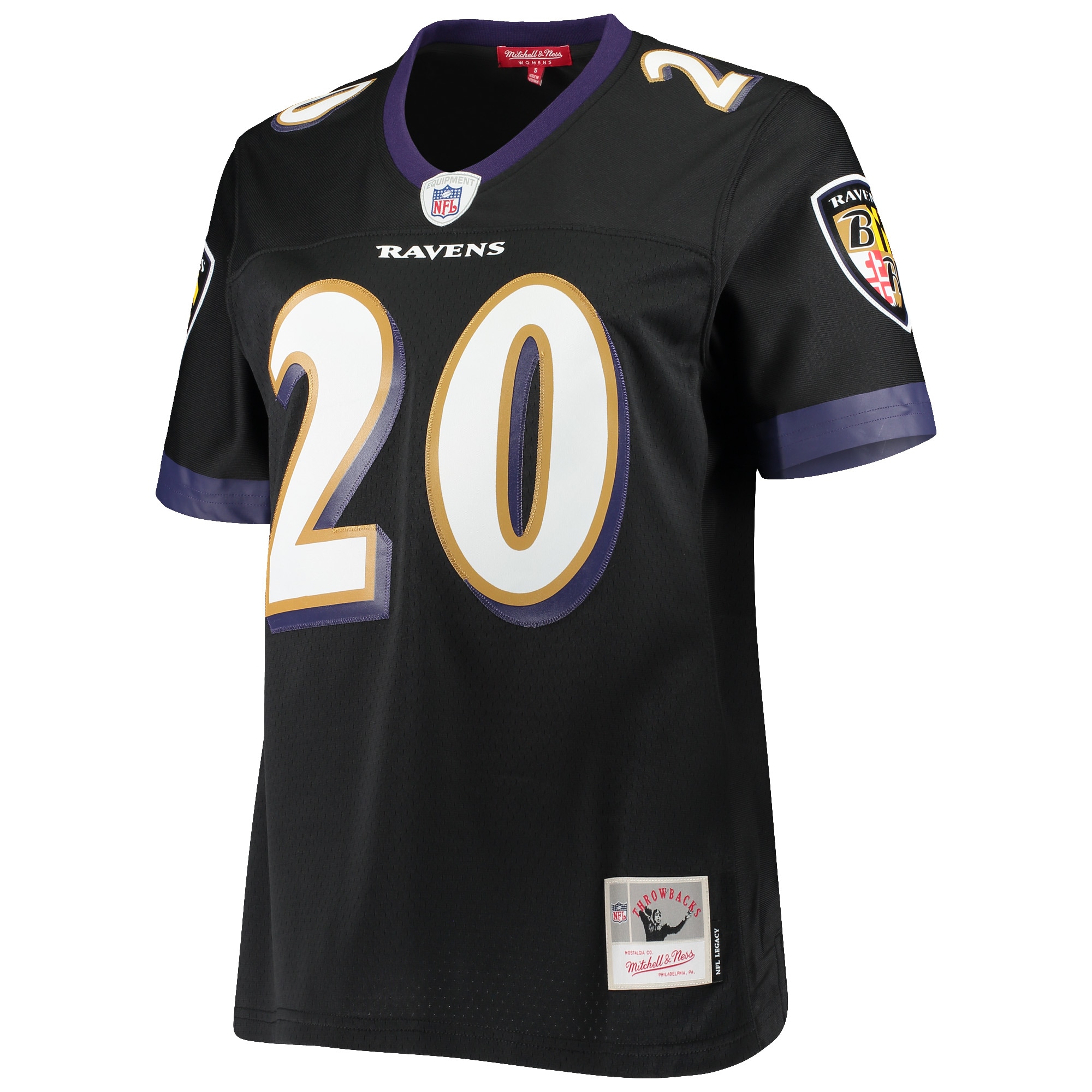 Ed Reed Baltimore Ravens Mitchell & Ness Women's Legacy Replica Team Jersey - Black - vstockx