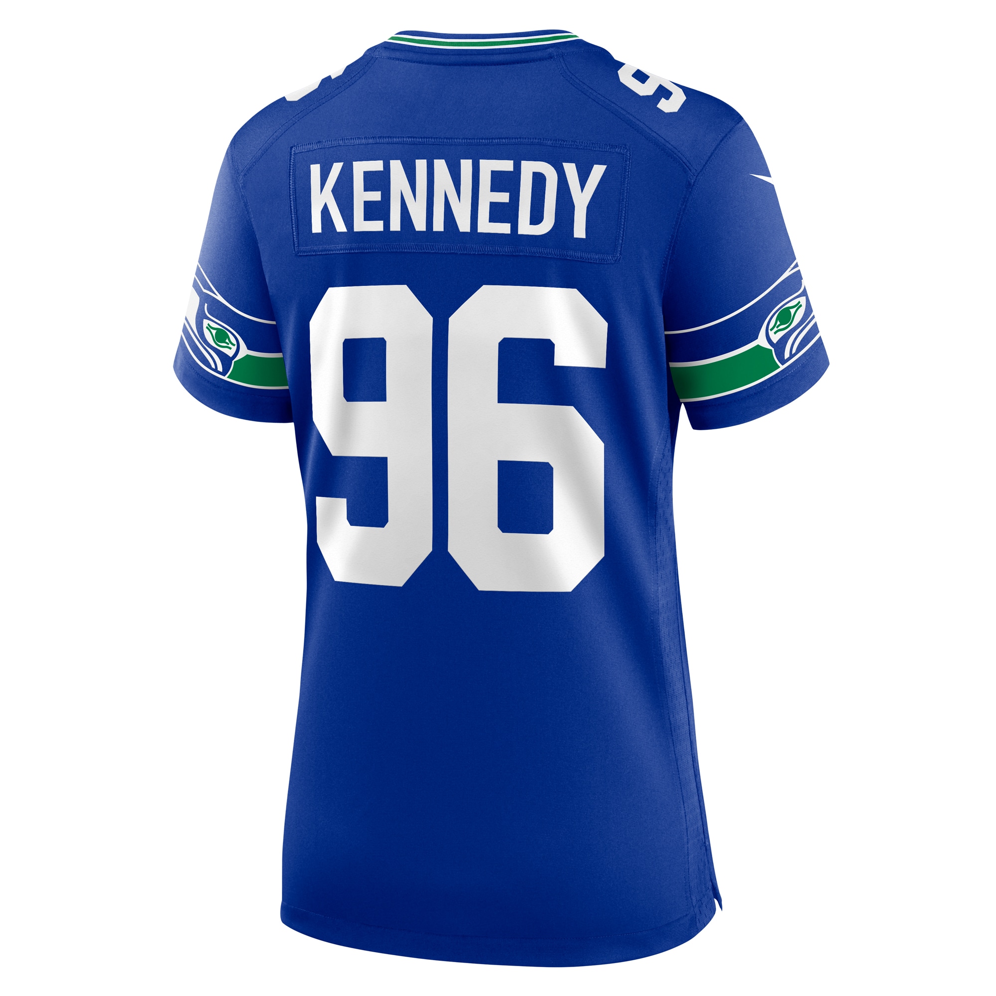 Cortez Kennedy Seattle Seahawks Nike Women's Throwback Player Game Jersey - Royal - vstockx