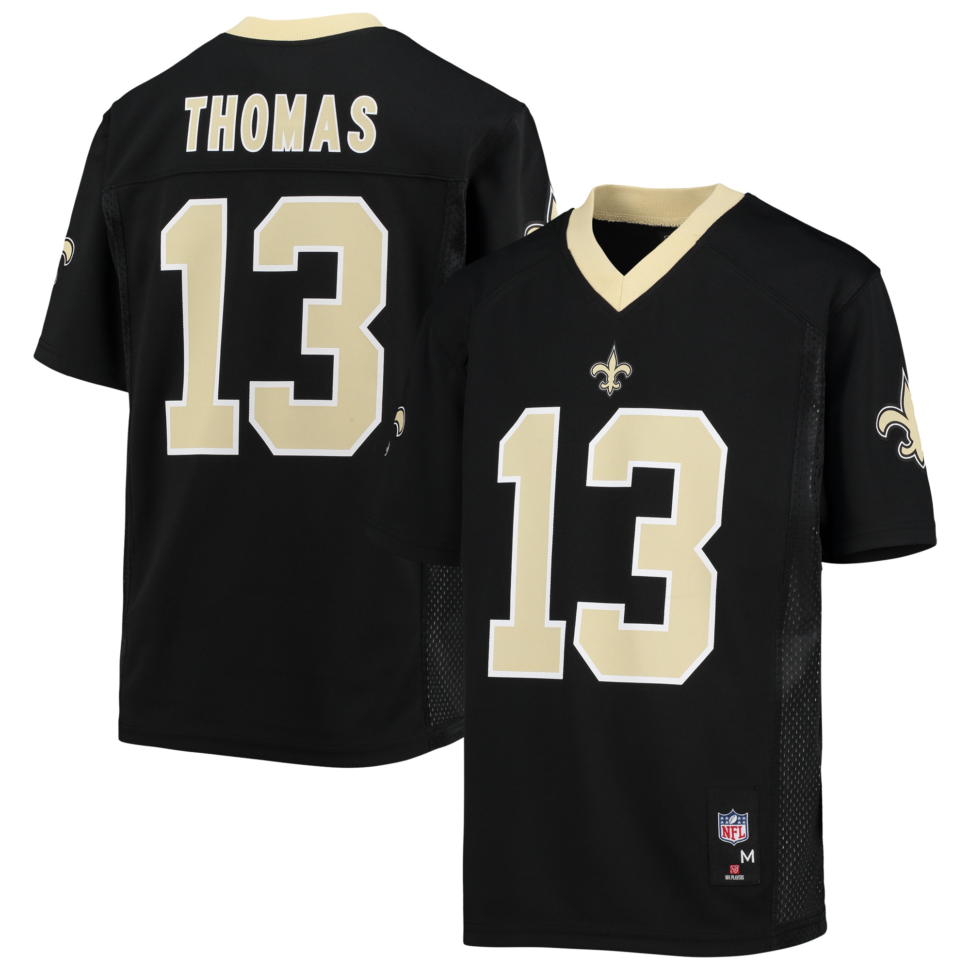 Michael Thomas New Orleans Saints Youth Replica Player Jersey - Black - vstockx