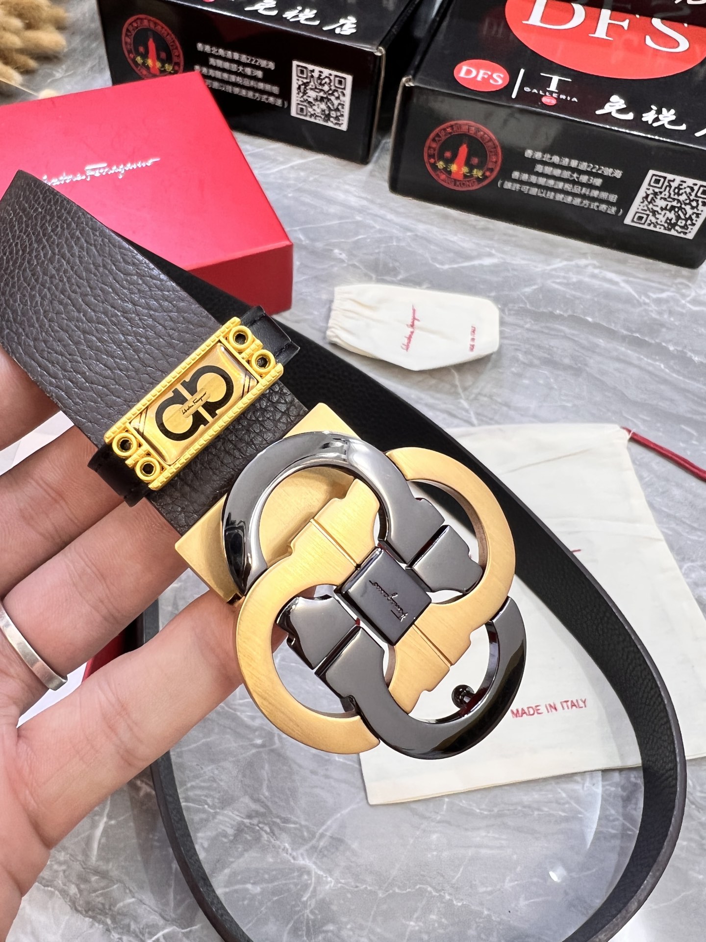 Streetwear Belt Ferragamo 319903 size:3.5cm - vstockx