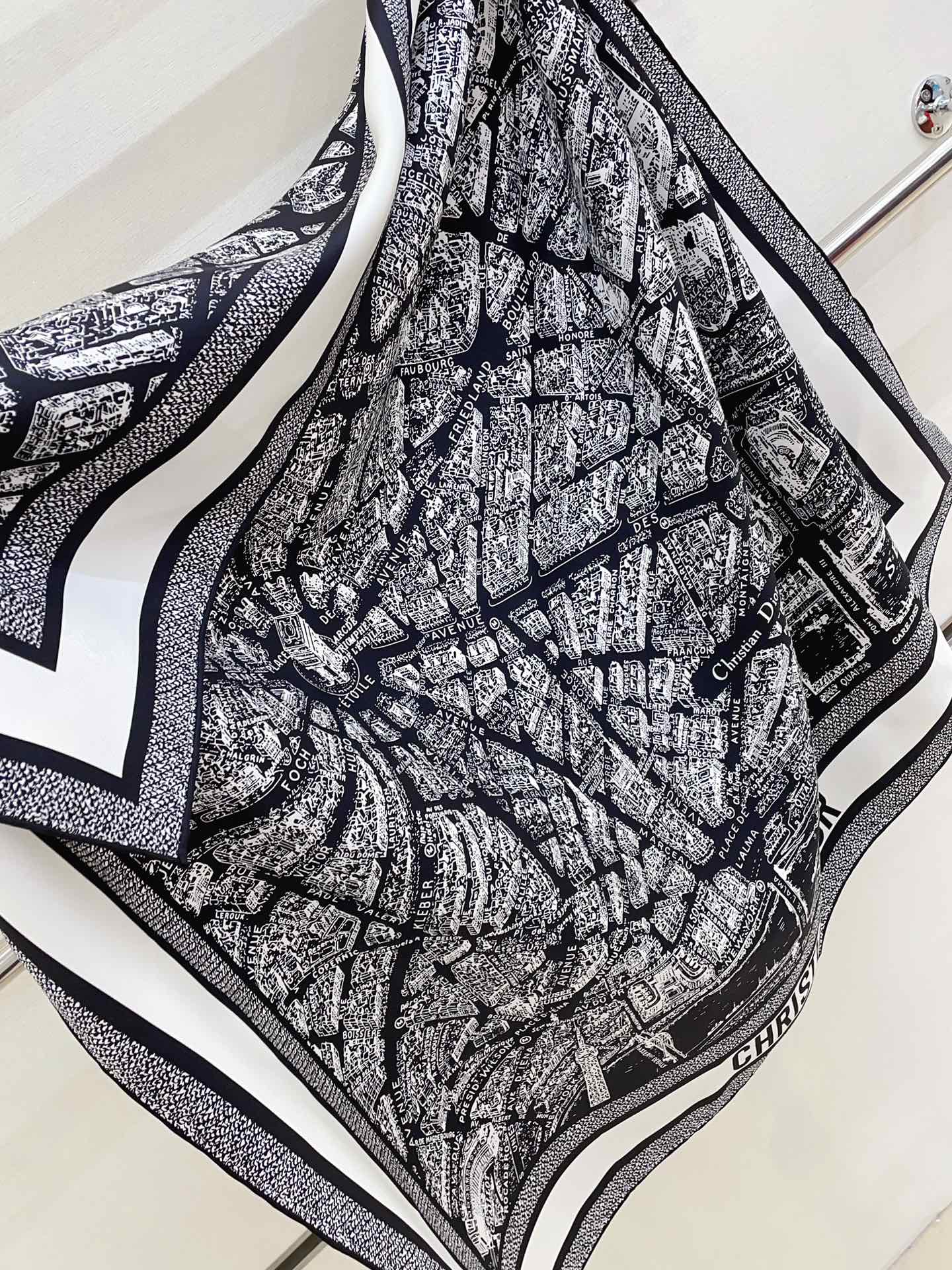 Streetwear Scarf Dior 328812 size: 90*90cm - vstockx