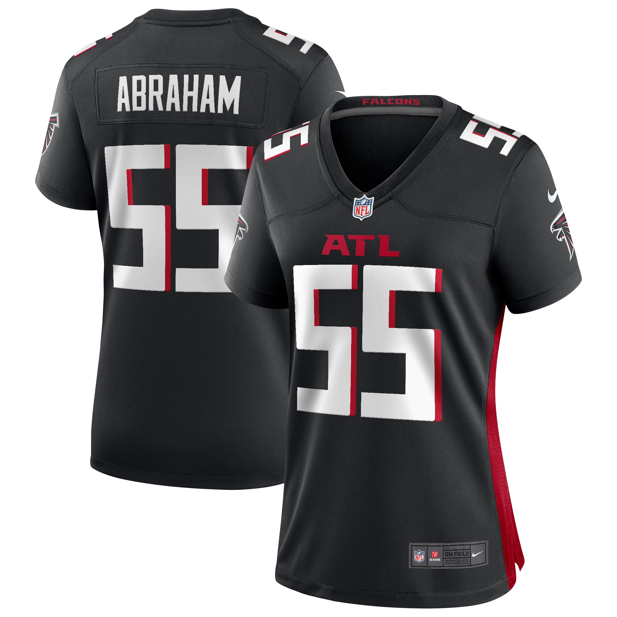 John Abraham Atlanta Falcons Nike Women's Game Retired Player Jersey - Black - vstockx