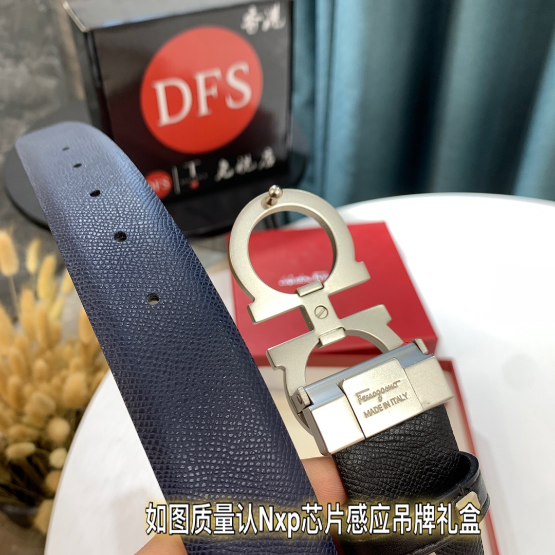 Streetwear Belt Ferragamo 319445 size:3.5cm - vstockx