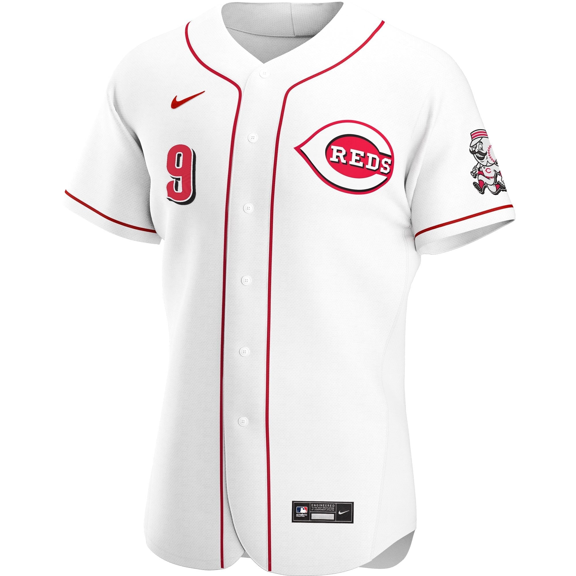 Men's Nike Mike Moustakas White Cincinnati Reds Home Authentic Player Jersey - vstockx