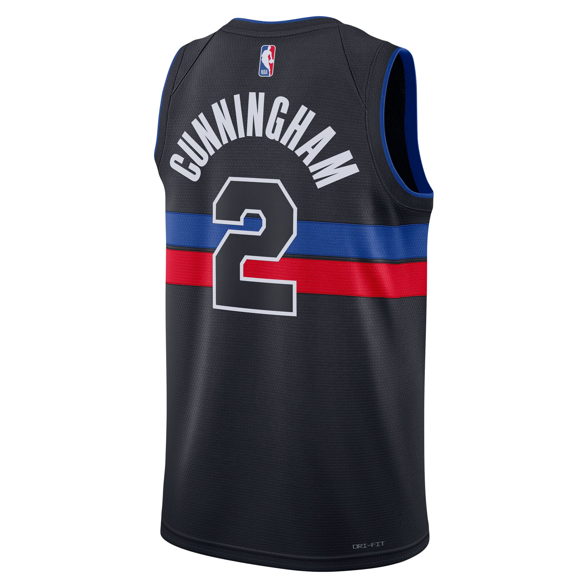 Cade Cunningham Detroit Pistons Jordans Brand Unisex Swingman Jersey - Statement Edition - Black - vstockx