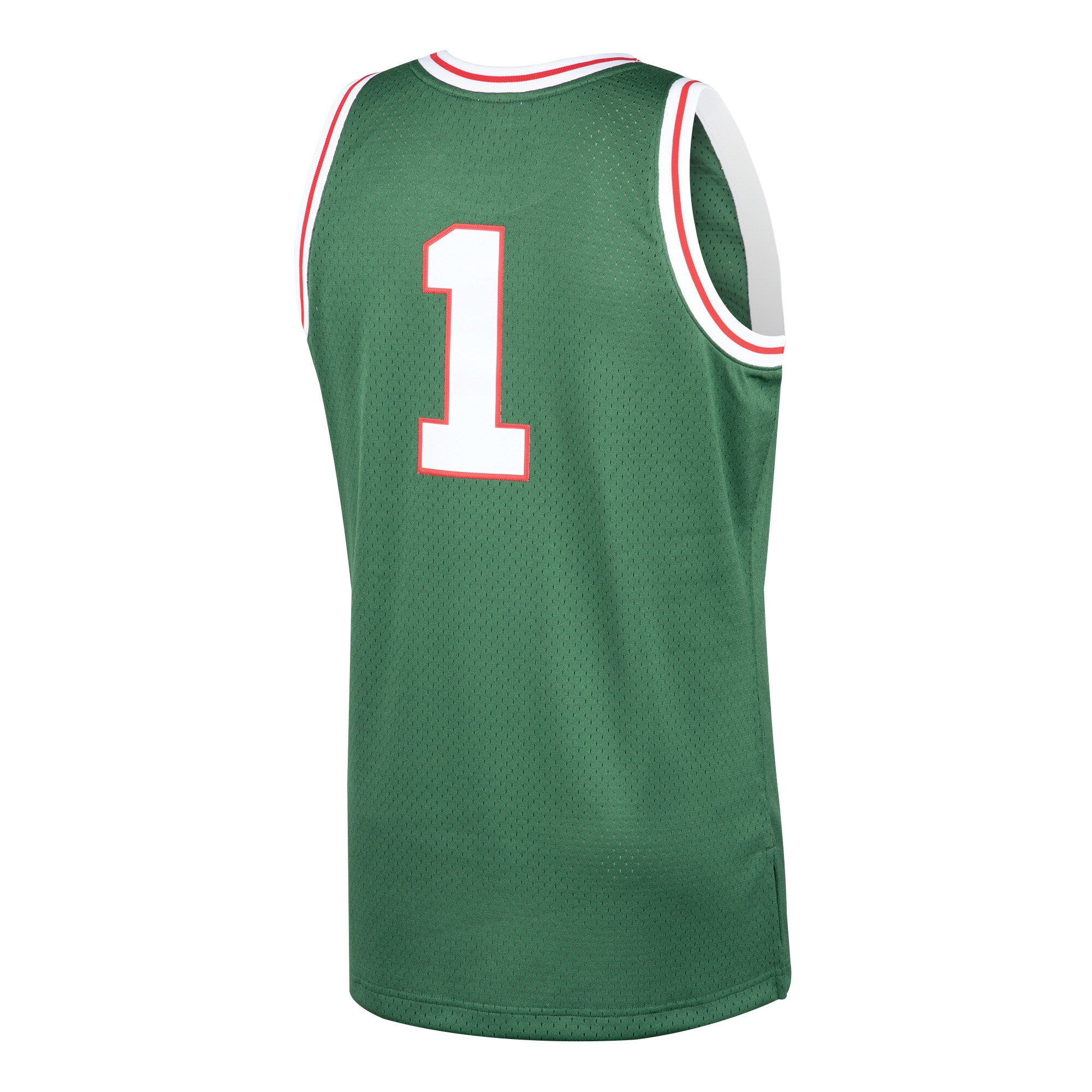 Oscar Robertson Milwaukee Bucks Mitchell & Ness 2001/02 Hardwood Classics Swingman Jersey - Green - vstockx