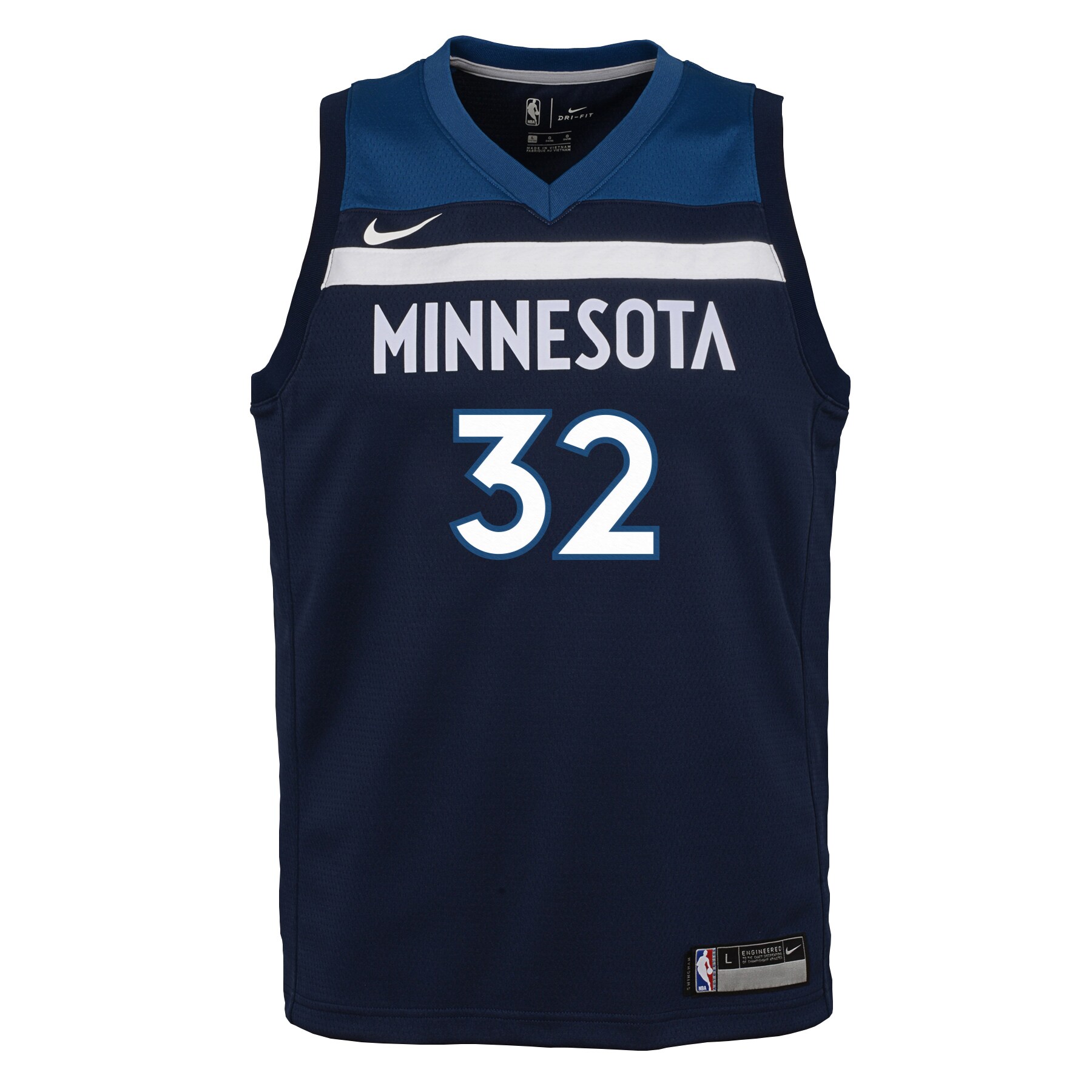 Karl-Anthony Towns Minnesota Timberwolves Nike Youth Swingman Jersey Navy - Icon Edition - vstockx