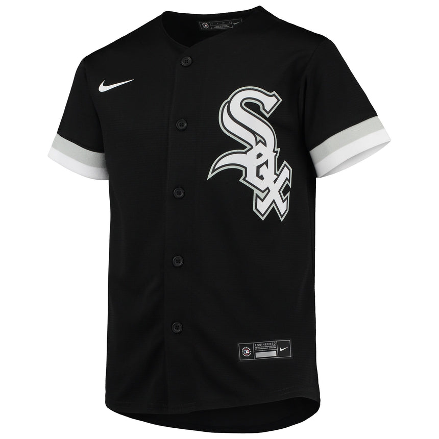 Youth Chicago White Sox Luis Robert Black Alternate Replica Player Jersey - vstockx