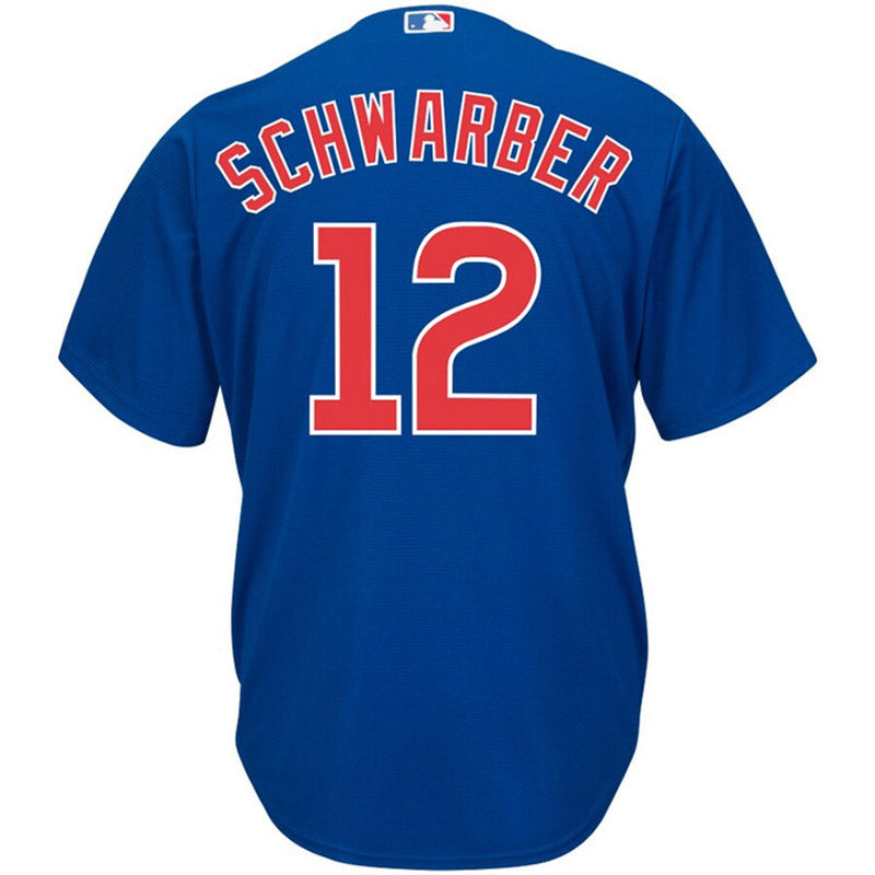 Men's Chicago Cubs Kyle Schwarber Replica Alternate Jersey - Royal - vstockx