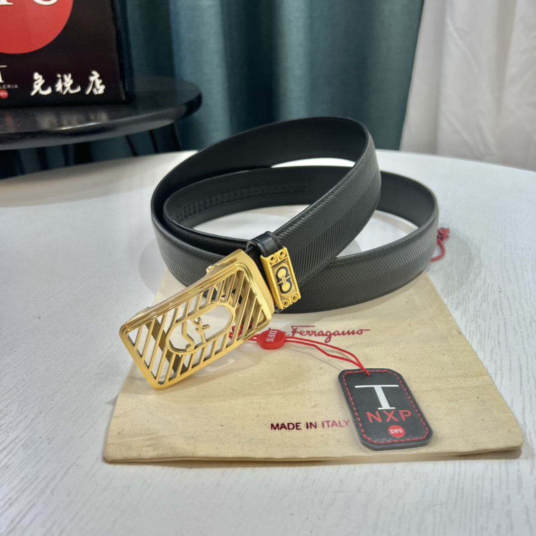 Streetwear Belt Ferragamo 319567 size:3.5cm - vstockx