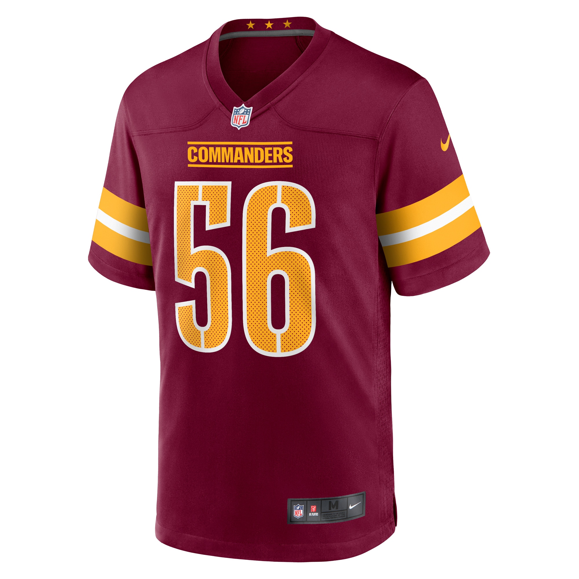 Will Bradley-King Washington Commanders Nike Game Player Jersey - Burgundy - vstockx