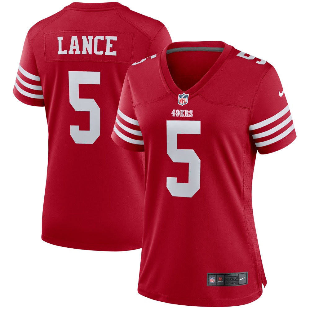 Trey Lance San Francisco 49ers Nike Women's Player Jersey - Scarlet - vstockx