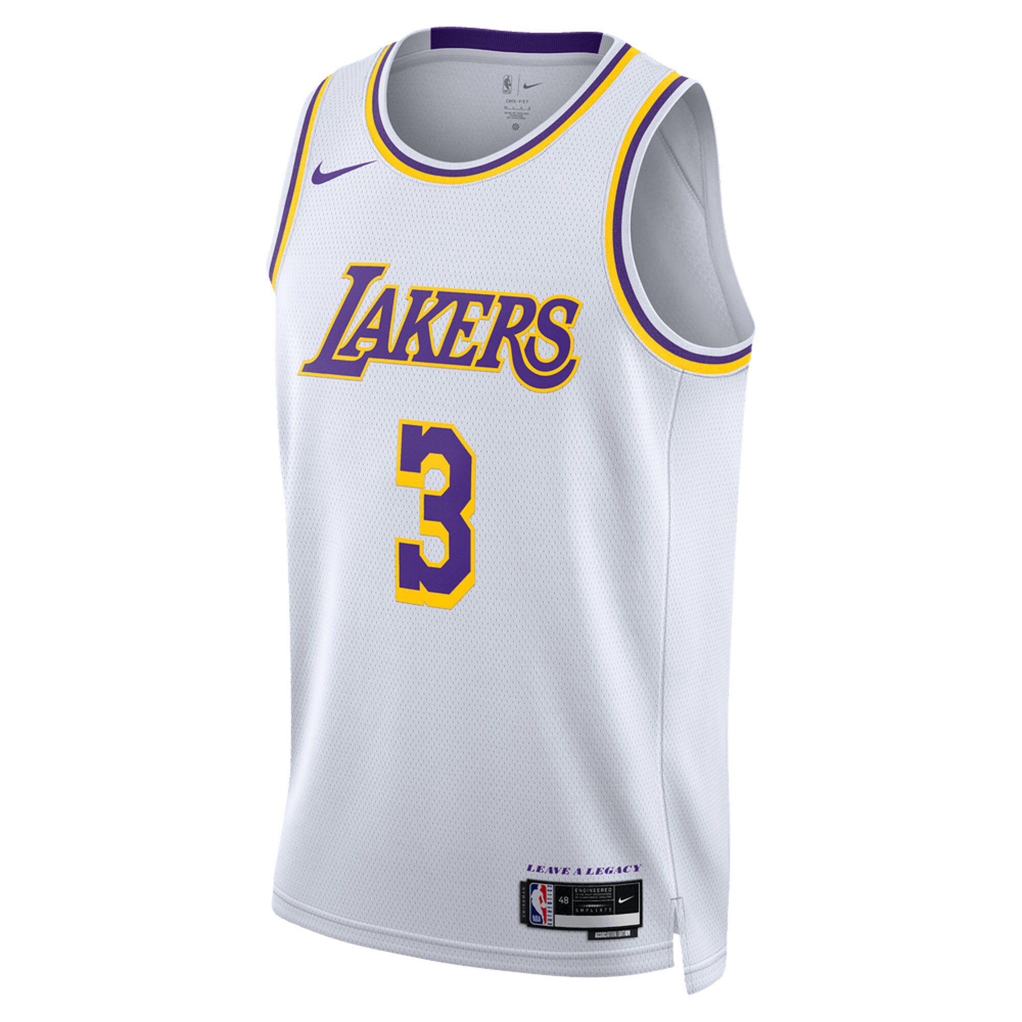 Anthony Davis Los Angeles Lakers Nike Unisex Swingman Jersey - Association Edition - White - vstockx