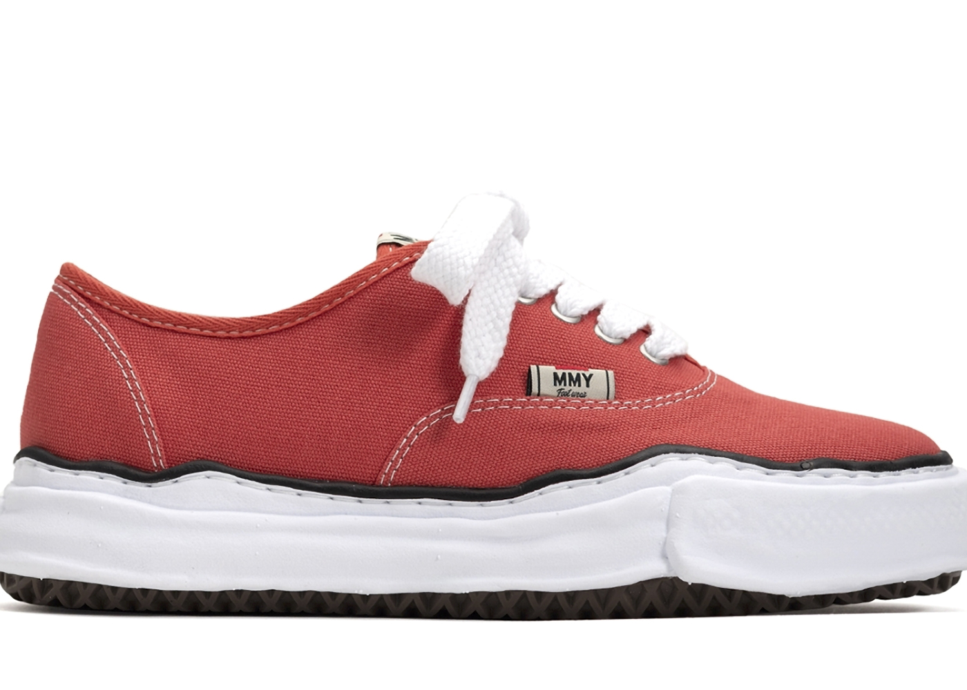 Maison Mihara Yasuhiro Baker OG Sole Canvas Low Red - vstockx