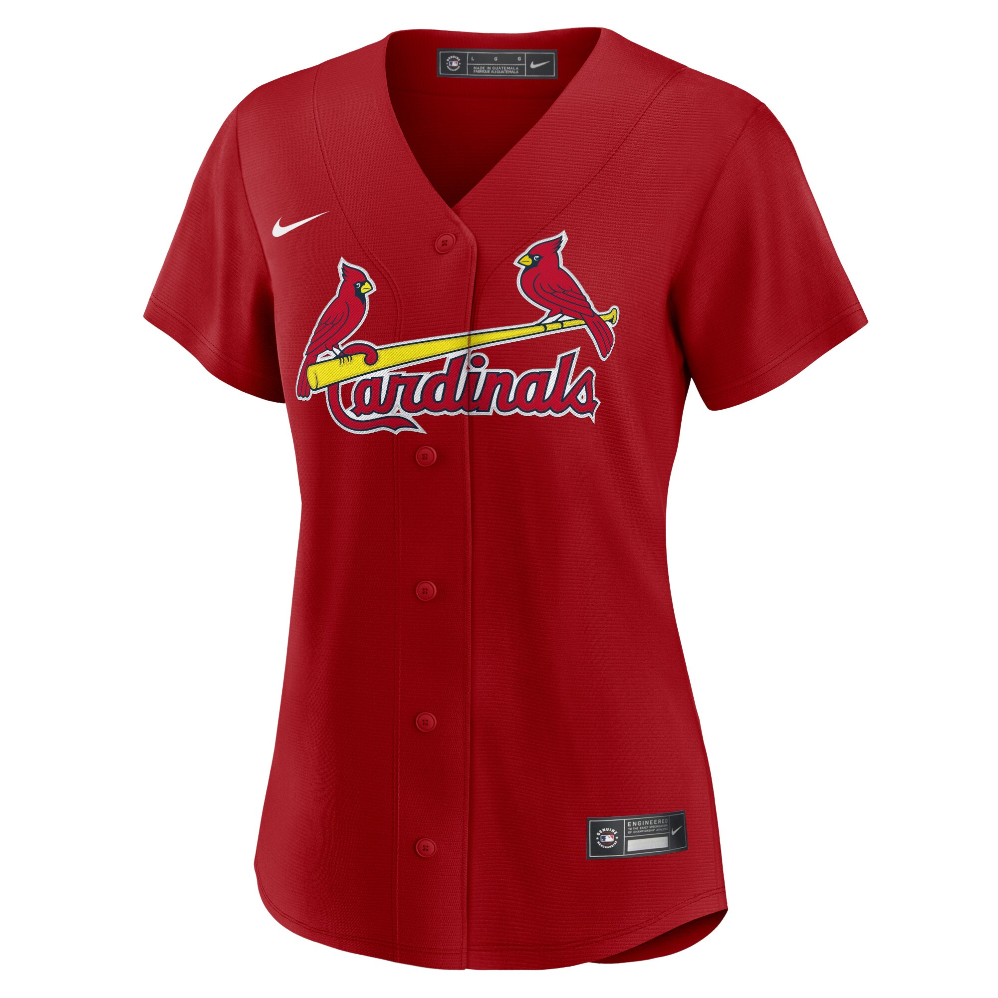 Yadier Molina St. Louis Cardinals Nike Women's Alternate Replica Player Jersey - Red - vstockx