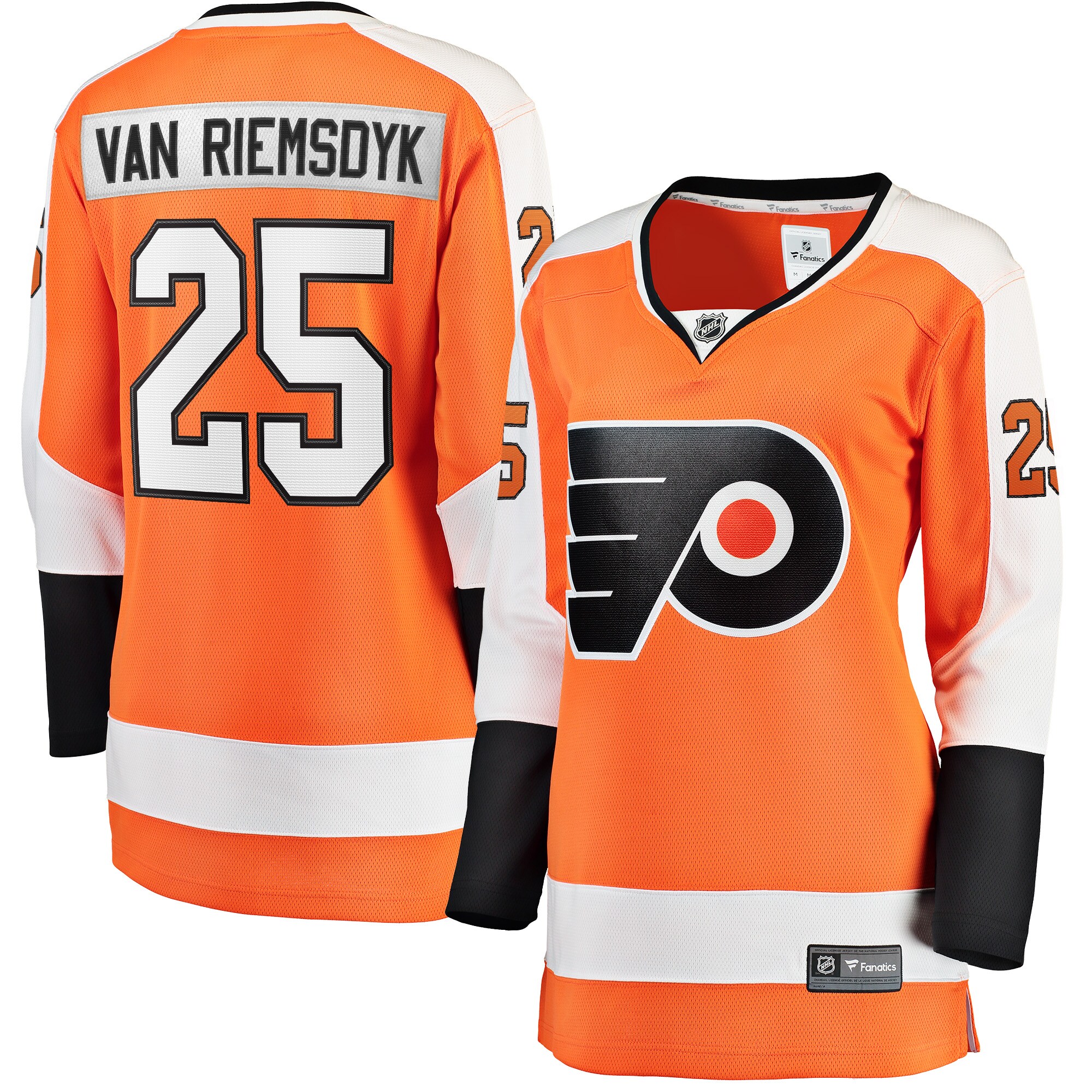 James van Riemsdyk Philadelphia Flyers Fanatics Branded Women's Home Breakaway Player Jersey - Orange - vstockx
