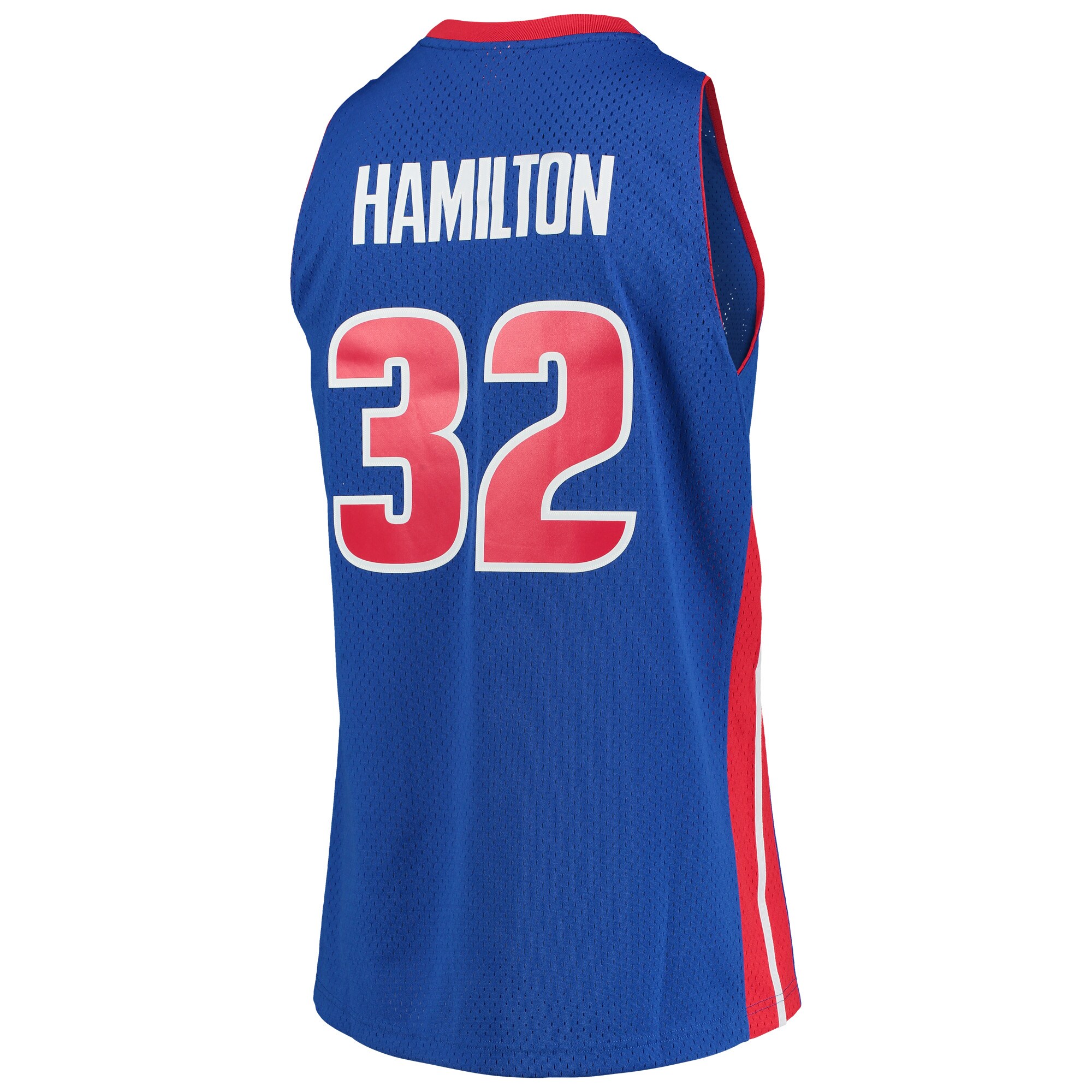 Richard Hamilton Detroit Pistons Mitchell & Ness Hardwood Classics Swingman Jersey - Blue - vstockx