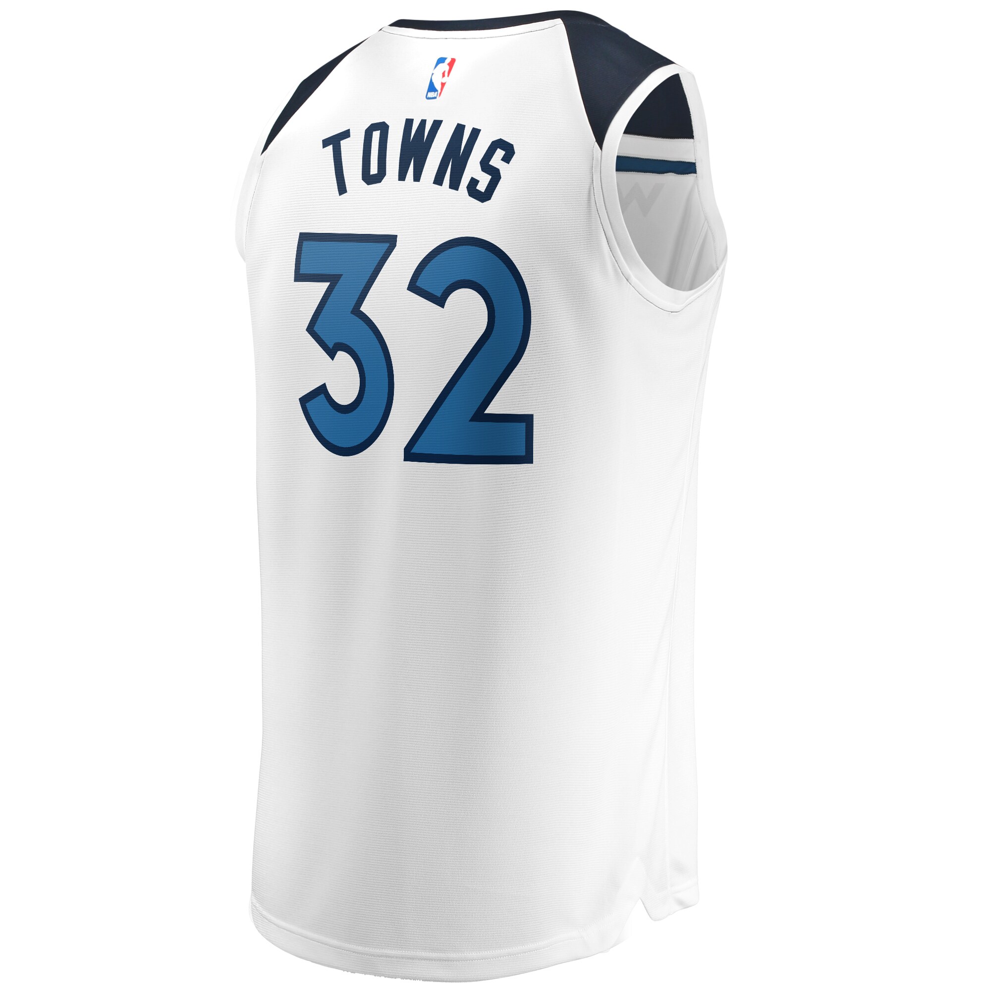 Karl-Anthony Towns Minnesota Timberwolves Fanatics Branded Youth Fast Break Replica Player Jersey - Association Edition - White - vstockx