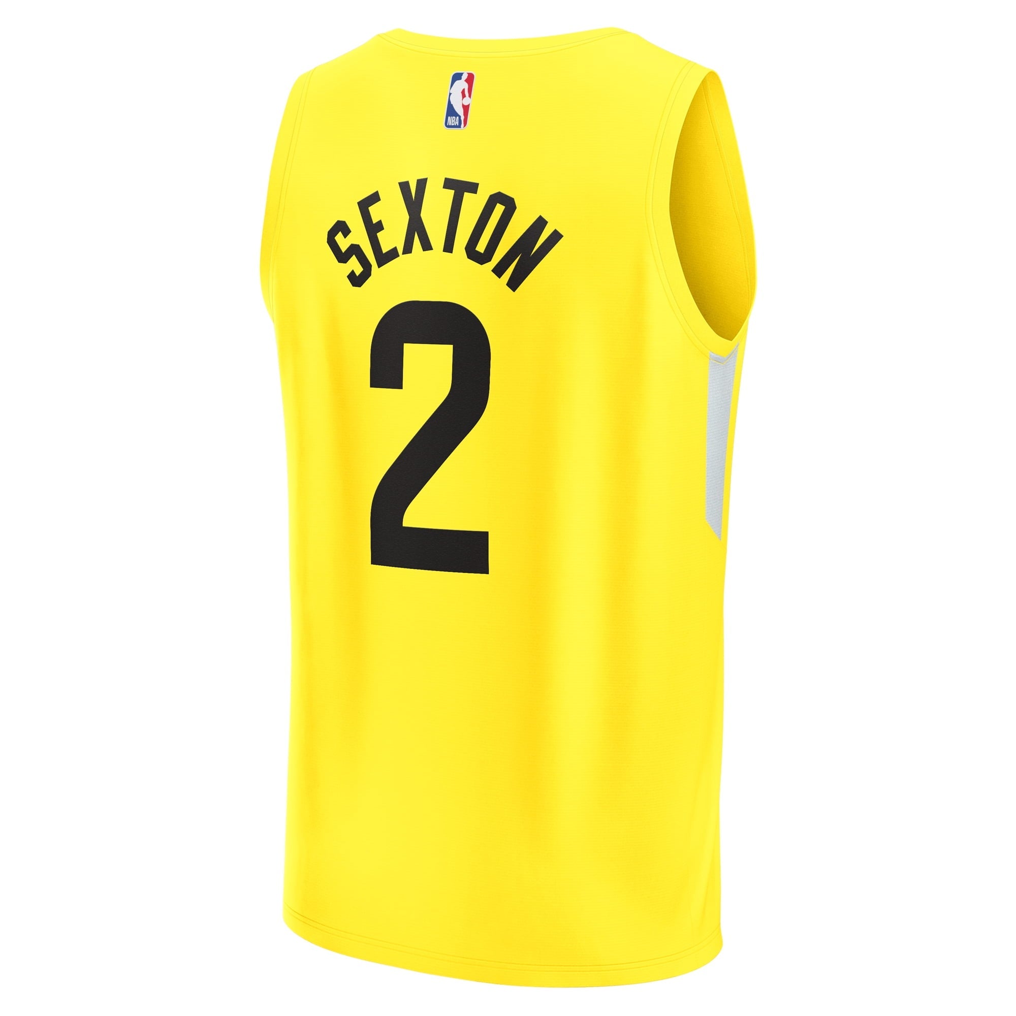 Youth Fanatics Branded Collin Sexton Yellow Utah Jazz Fast Break Player Jersey - Icon Edition - vstockx