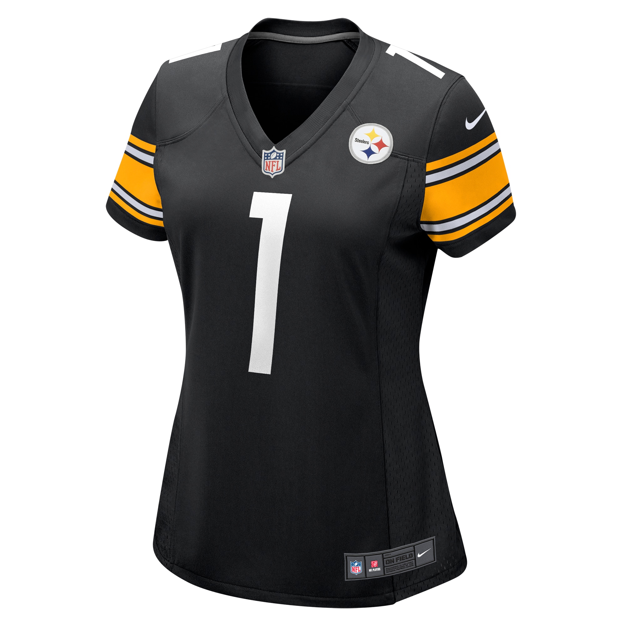 Number 1 Mom Pittsburgh Steelers Nike Women's Game Jersey - Black - vstockx